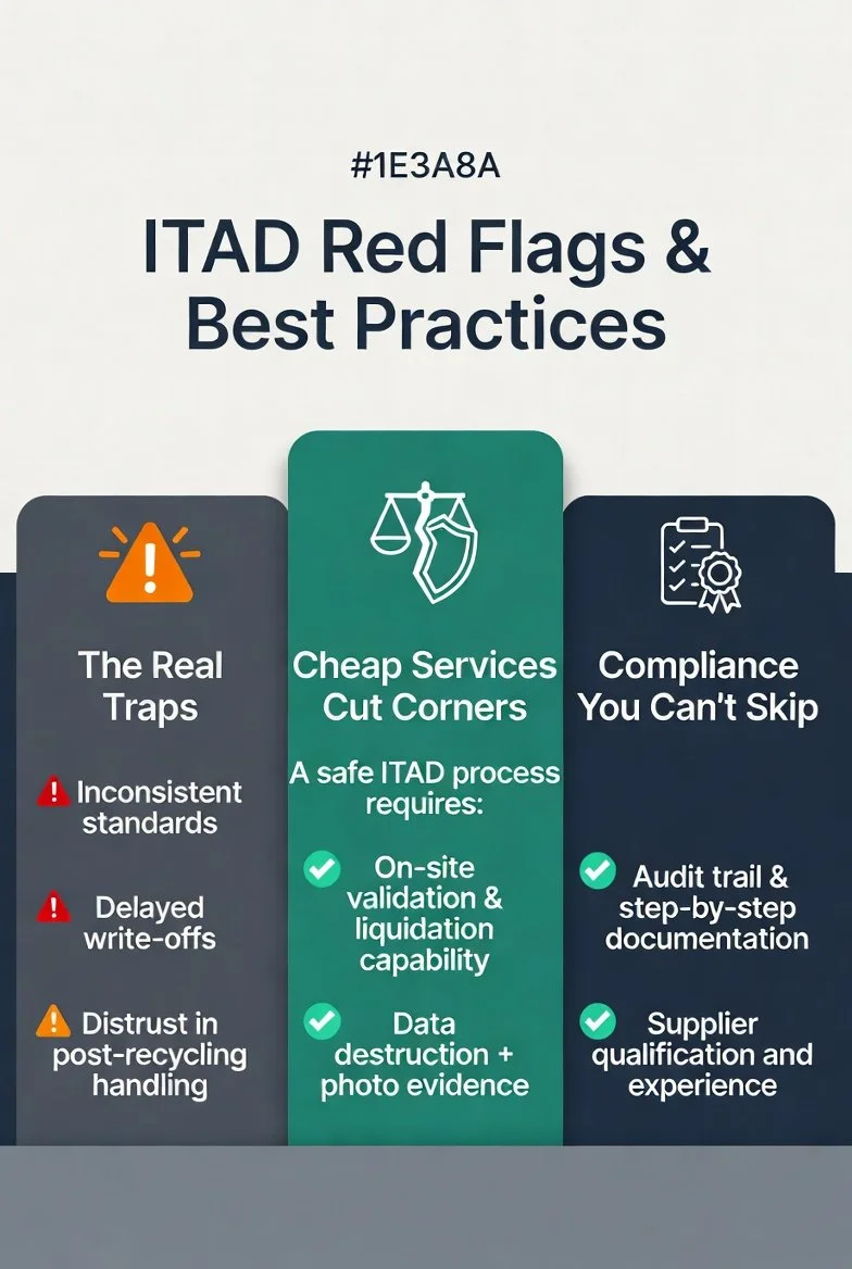 Lessons for Finance &amp; Procurement - Common Misunderstandings in ITAD