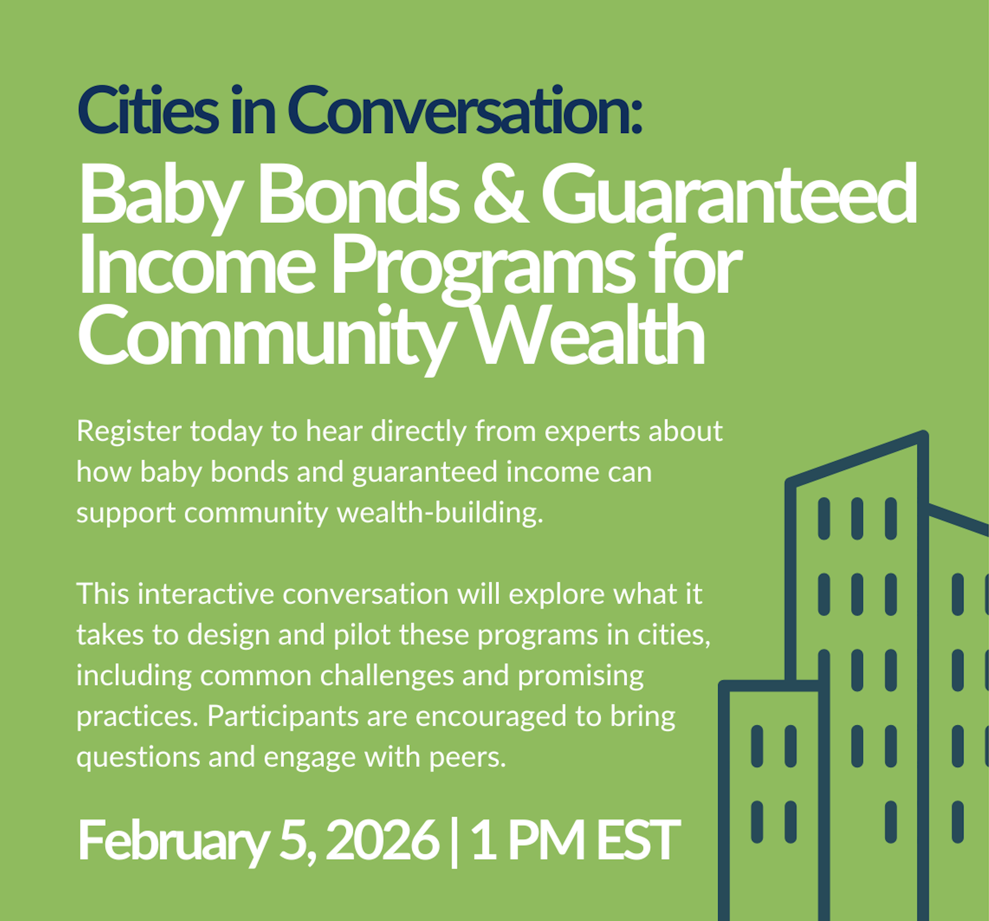 Upcoming Event (2/5) | NGIN to Host Interactive Conversation on Baby Bonds and Guaranteed Income with Partner, AFA 