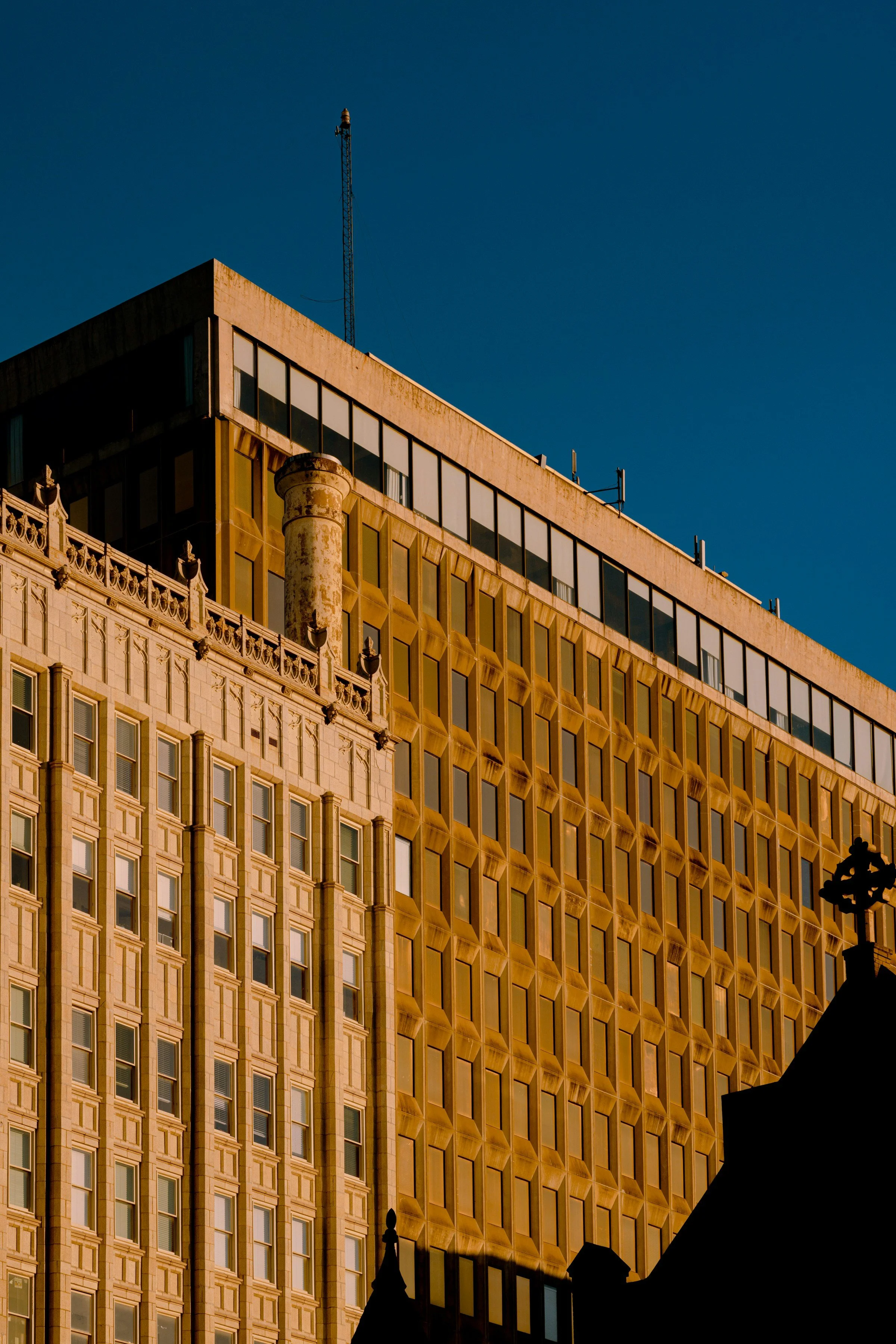 Architecture in Jackson, Mississippi photographed by Drew Dempsey; illustrative city context, not a Cooperation Jackson property.