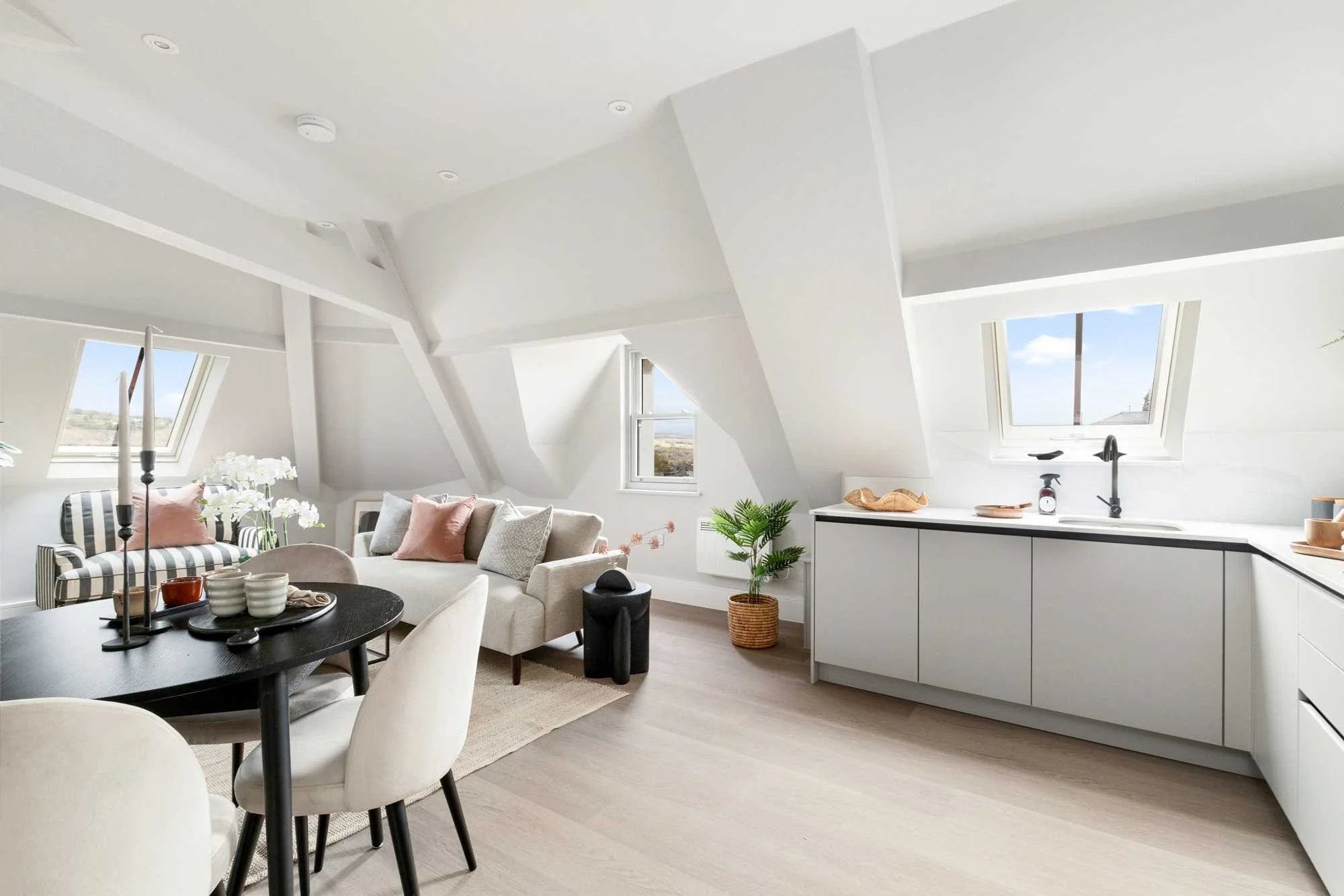 Apartment 8 - Living/Dining/Kitchen