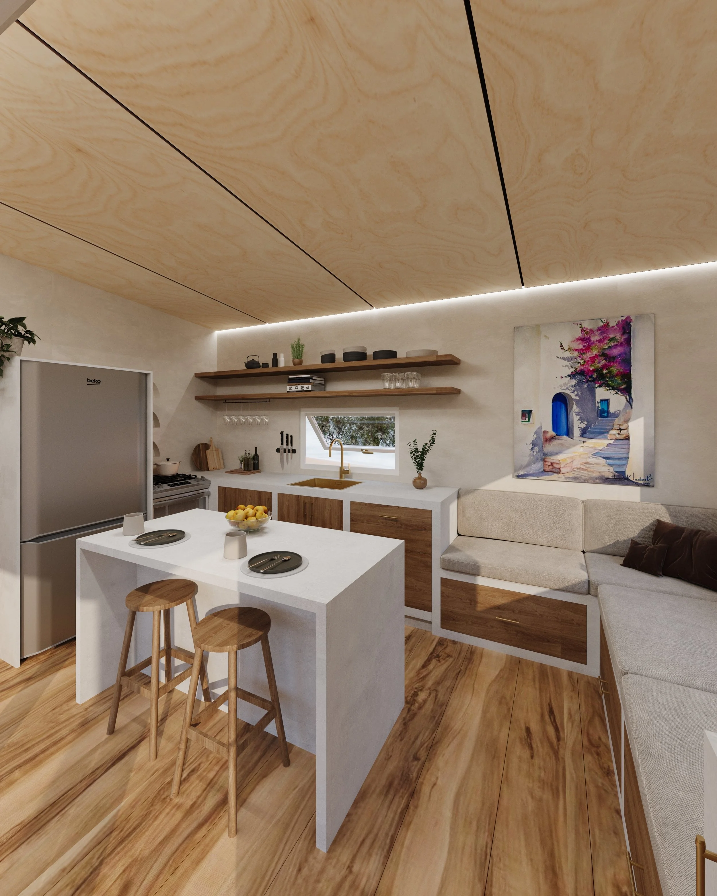 Kitchen View from front door