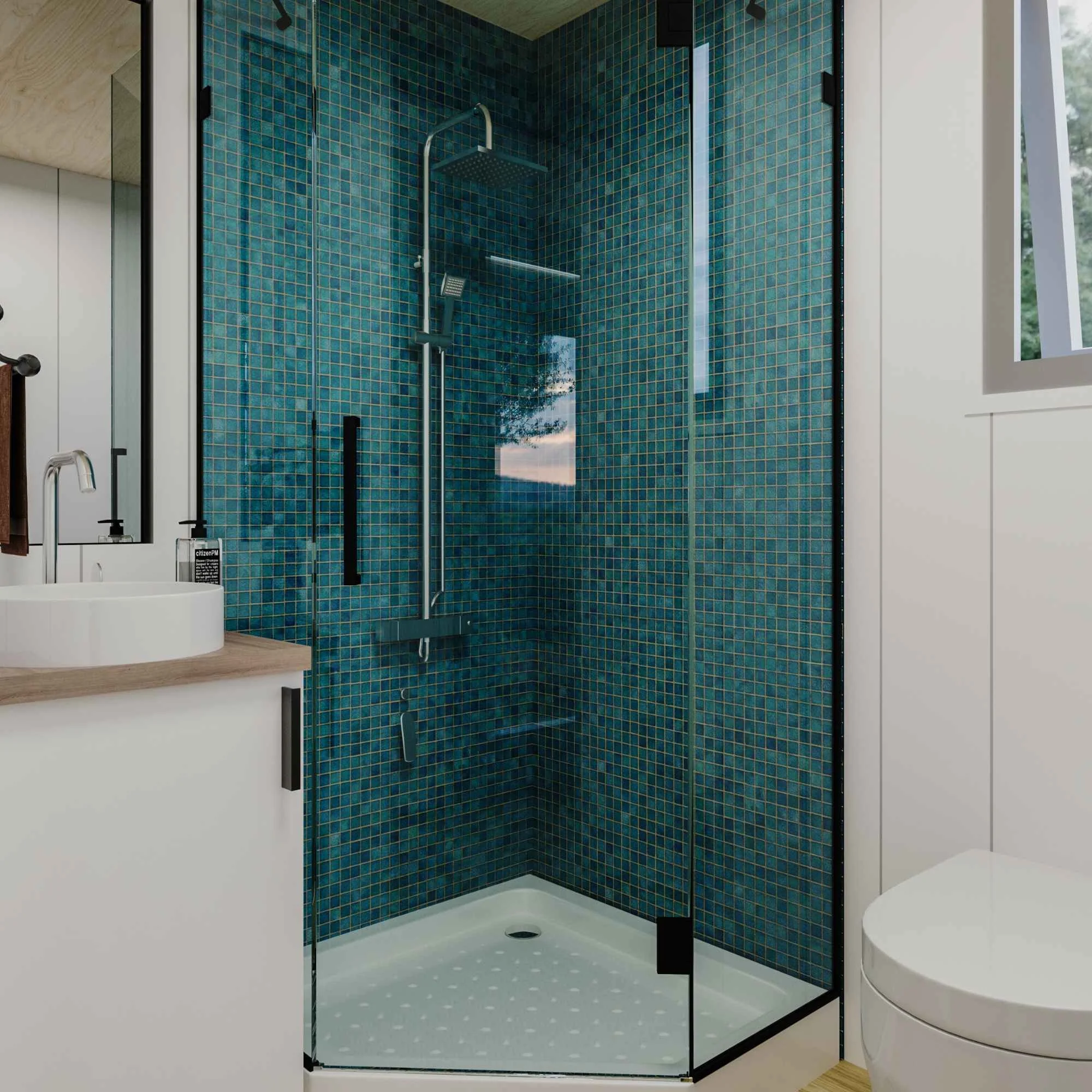 Acacia Tiny House Bathroom View
