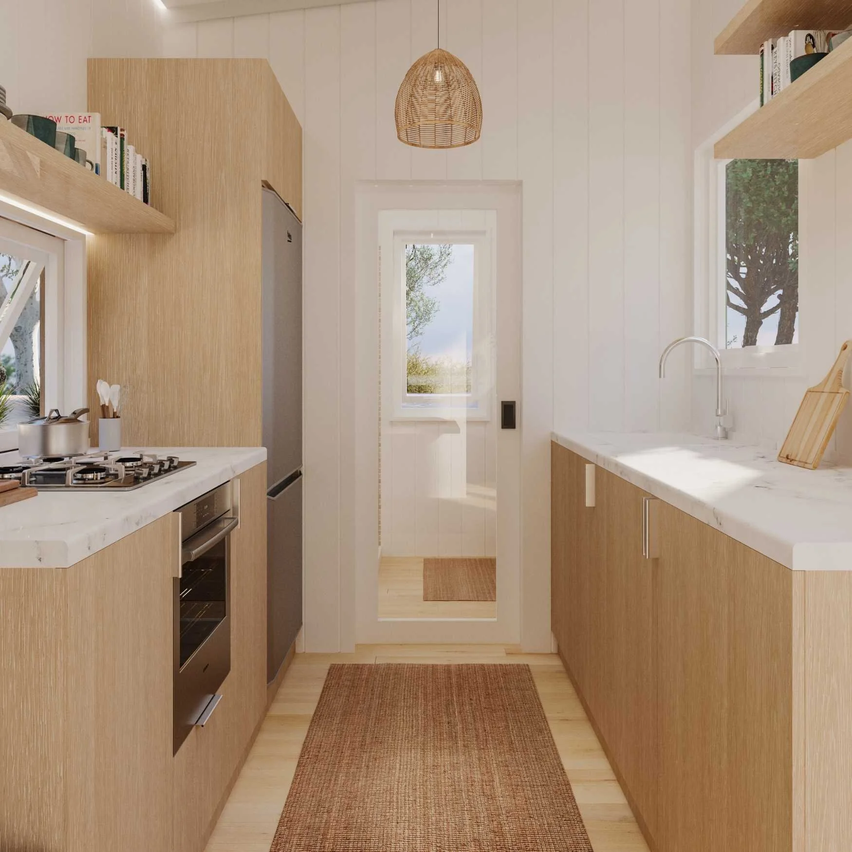 Model 2: Paradiso Tiny House Kitchen View