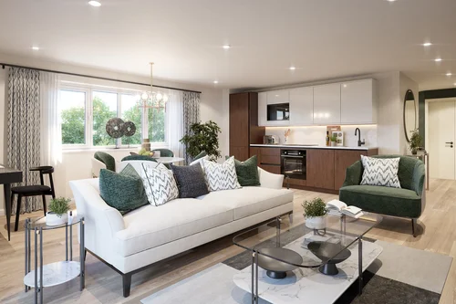 Collins House living space