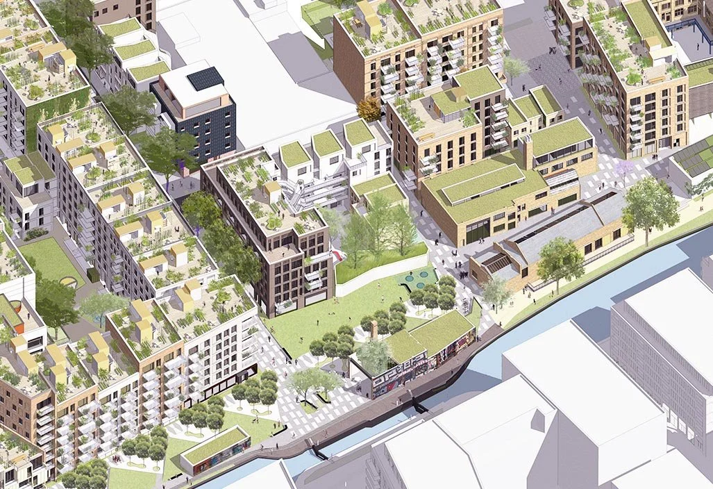 Wickside, Hackney Wick — canalside masterplan