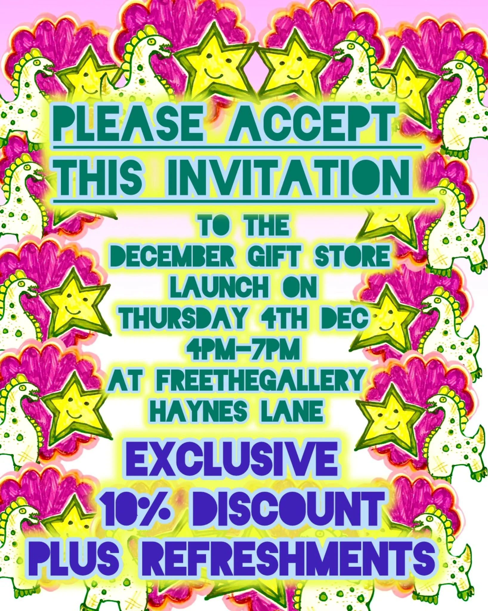 Free The Gallery Gift Market Launch