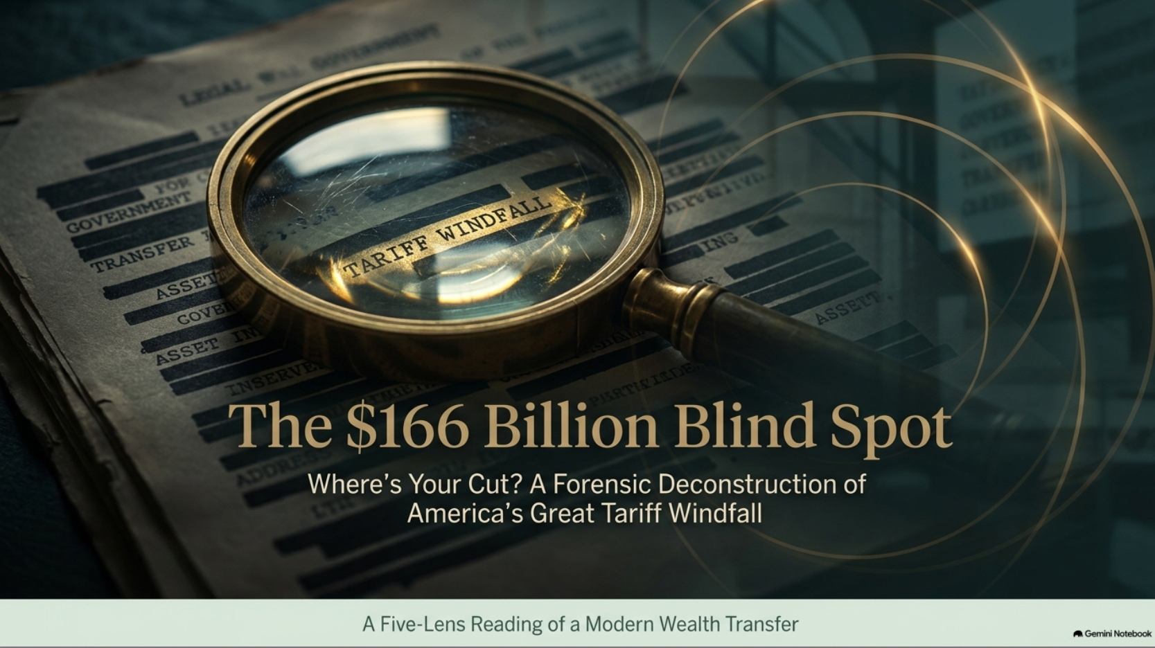 The $166 Billion Wealth Transfer: A Five-Lens Autopsy