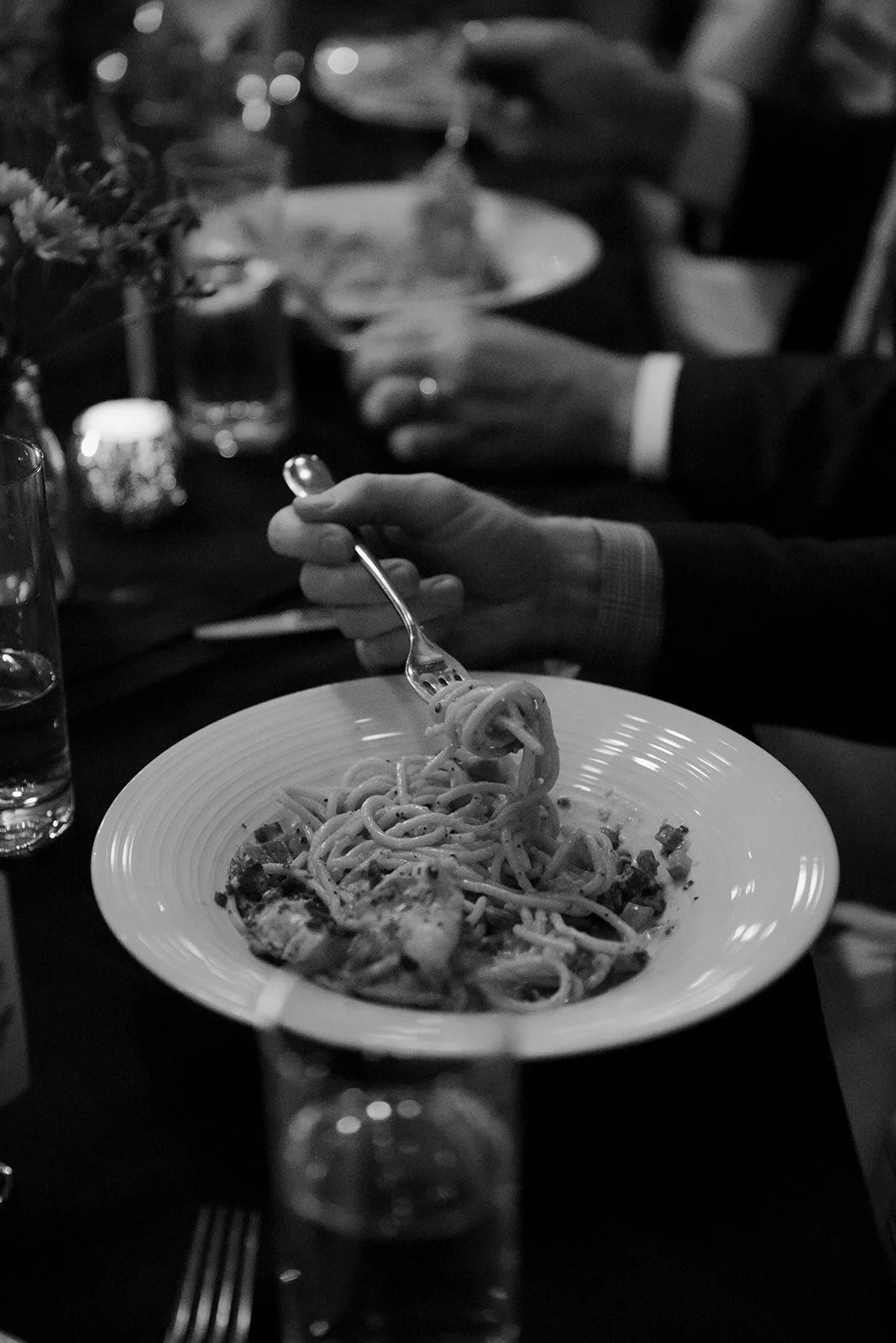 A wedding pasta at Venteux in Chicago.