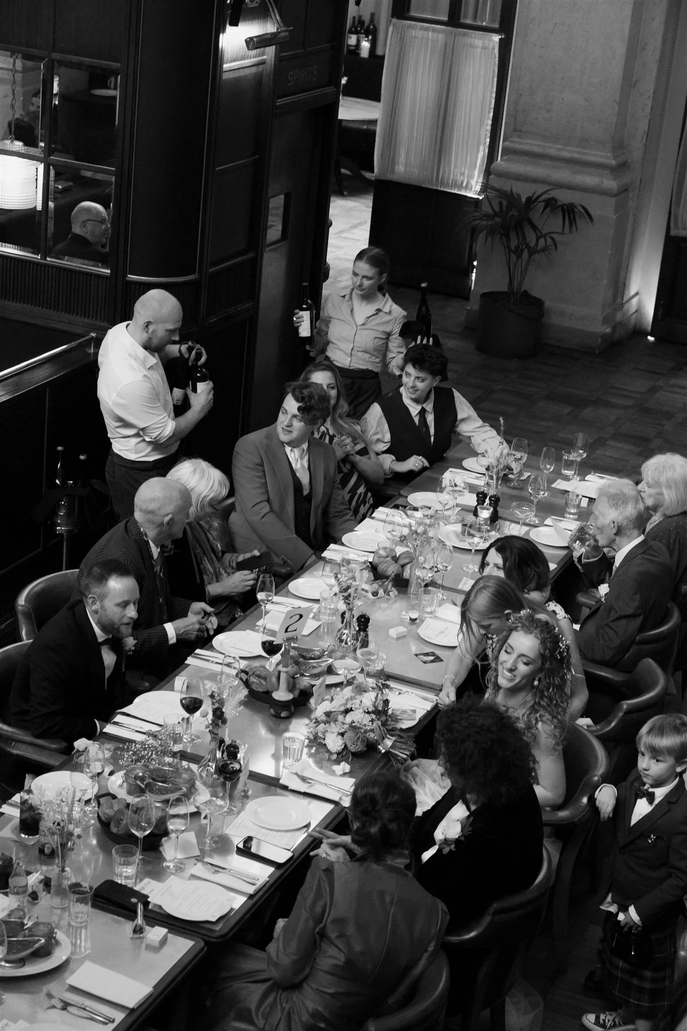 A wedding day at Hawksmoor in Edinburgh, Scotland.