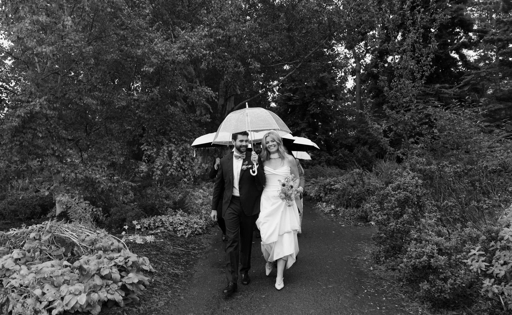 A wedding day at The Royal Botanic Garden Edinburgh in Edinburgh, Scotland.