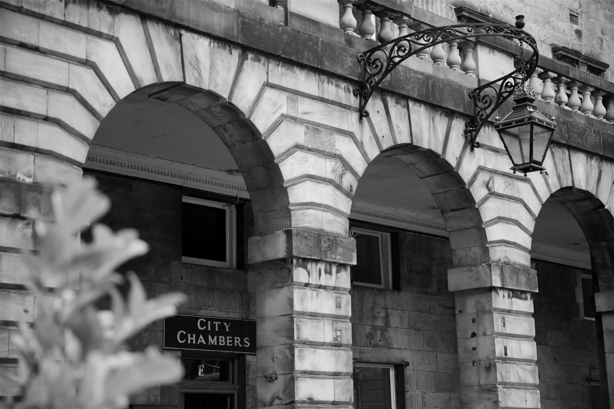 Edinburgh City Chambers Entrance.