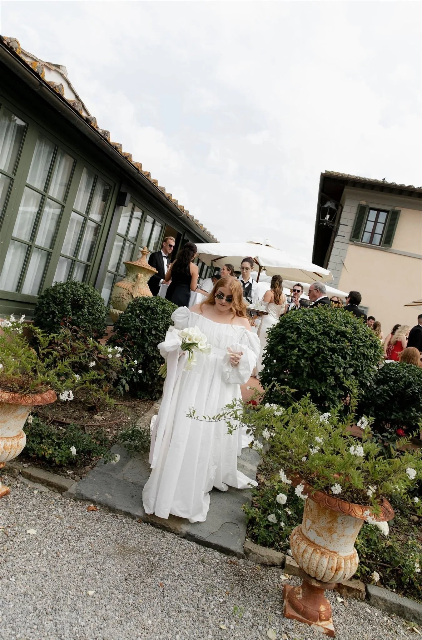 A wedding day at Dievole Wine Resort in the Chianti region of Tuscany, Italy.