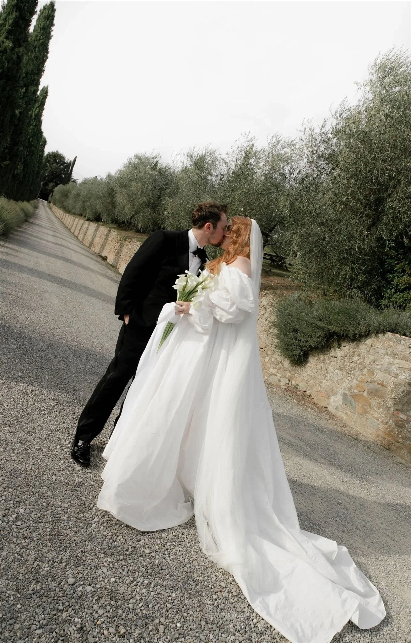 A wedding day at Dievole Wine Resort in the Chianti region of Tuscany, Italy.