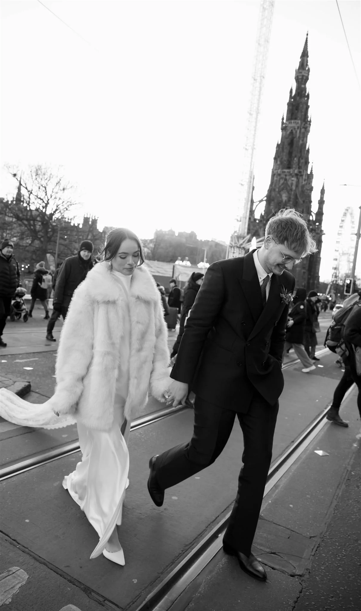 A beautiful wedding day at The Edinburgh Grand Hotel in Edinburgh, Scotland.