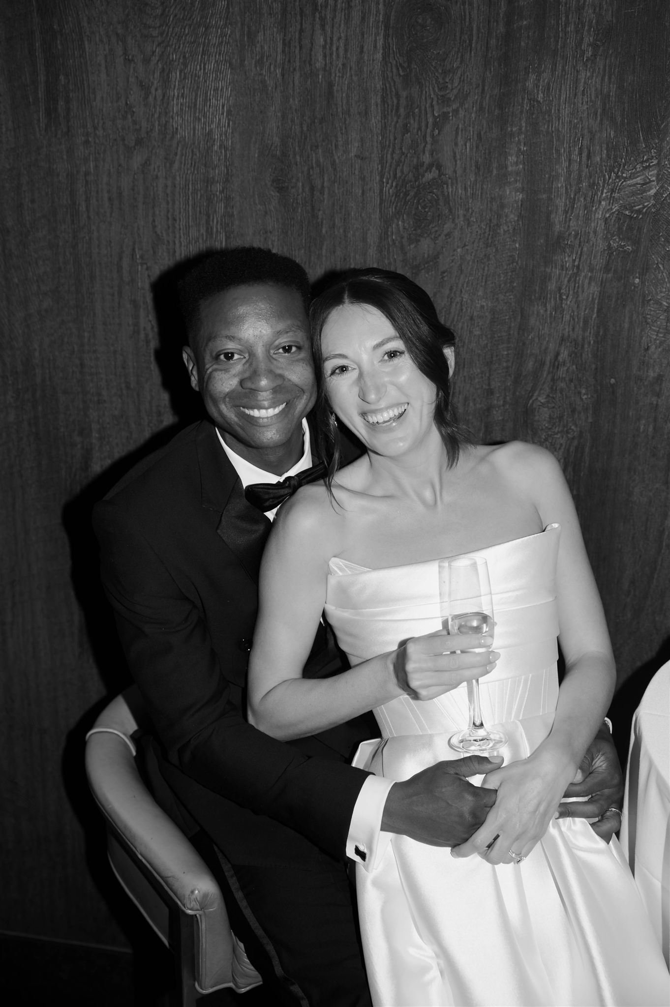 Rooftop wedding reception at Gibson's Italia on the Chicago River in Downtown Chicago.