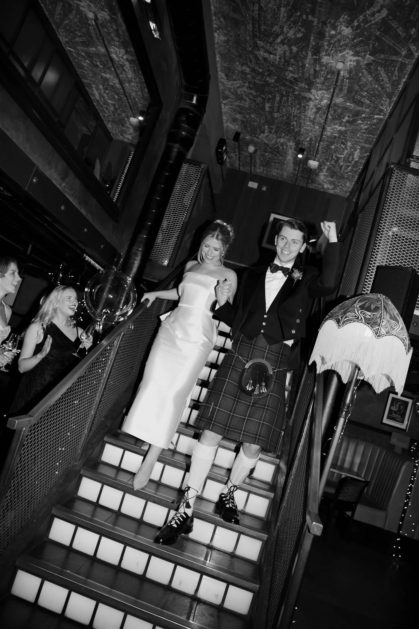 Edinburgh, Scotland Wedding Photographer photographing Edinburgh Wedding Photography at Lady Libertine.