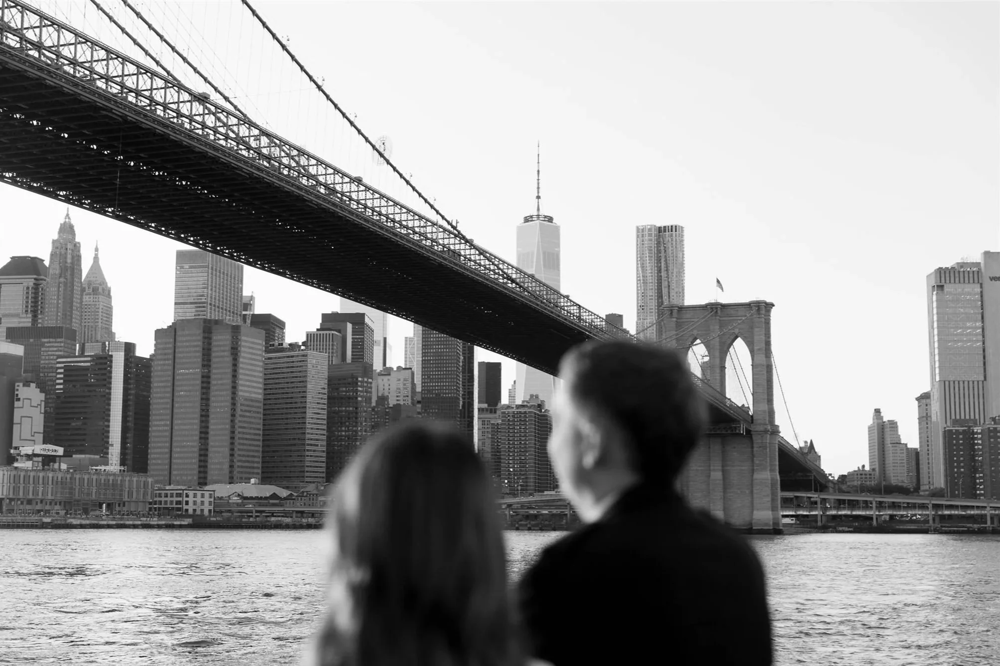 A NYC Elopement at Brooklyn Bridge Park, photographed by a NYC Elopement Photographer.