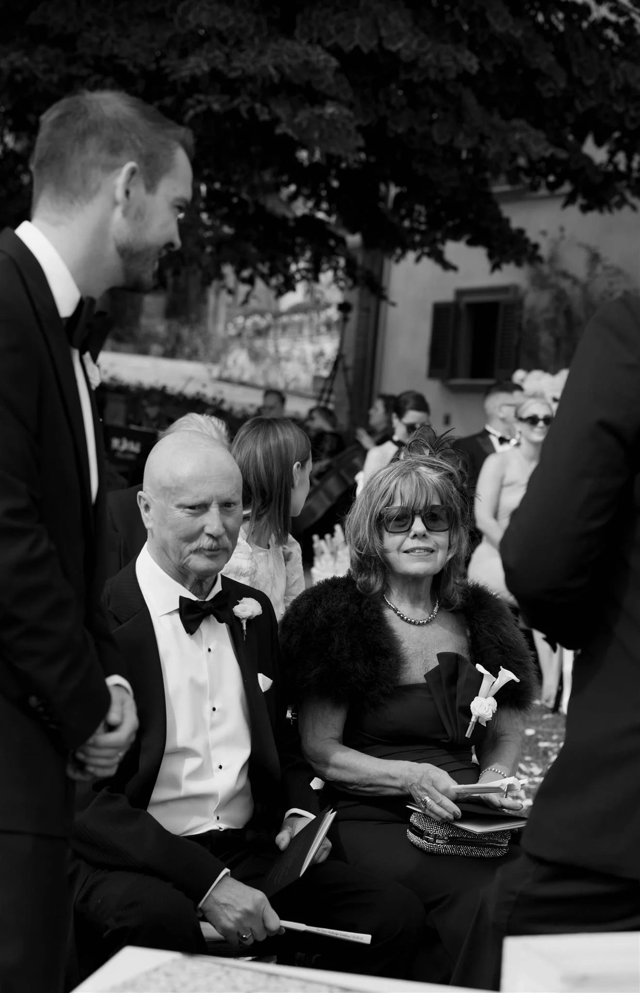 A wedding day at Dievole Wine Resort in the Chianti region of Tuscany, Italy.