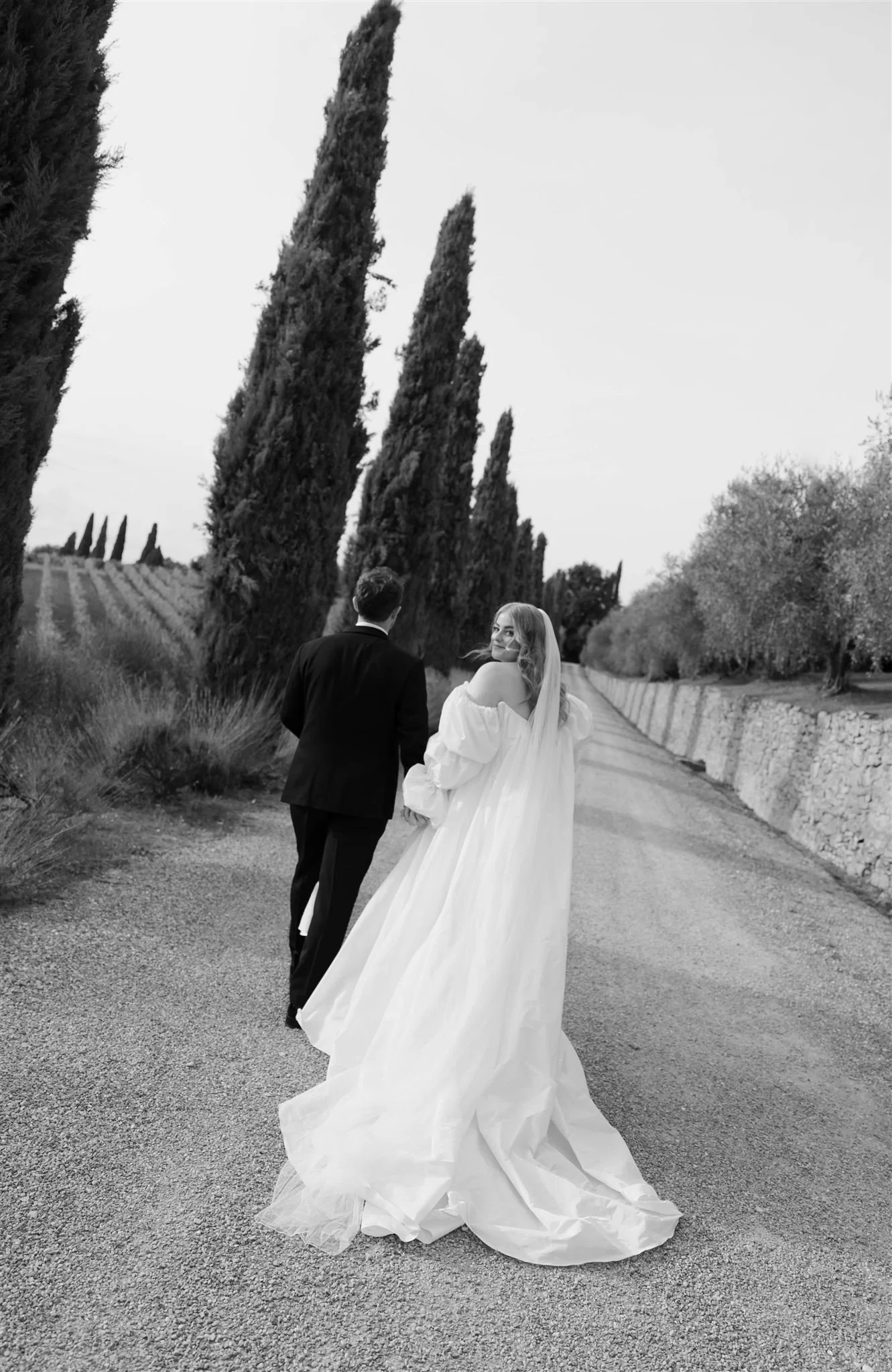 A wedding day at Dievole Wine Resort in the Chianti region of Tuscany, Italy.