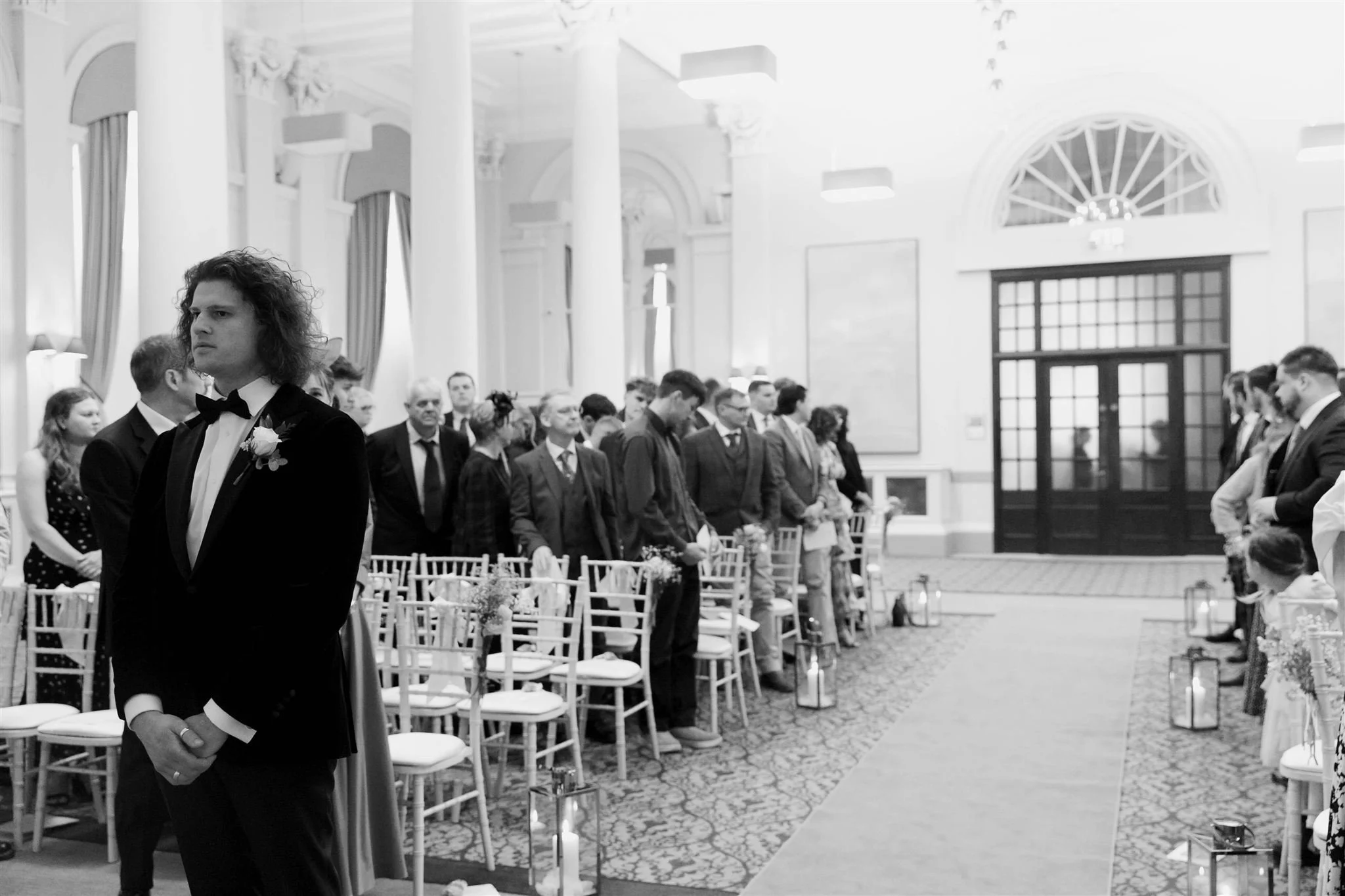 A wedding day at The InterContinental George Hotel in Edinburgh, Scotland.