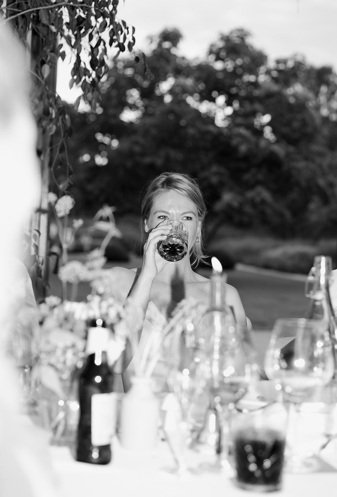 Middleton Lodge Estate wedding reception in the Fig House in the walled garden in North Yorkshire.