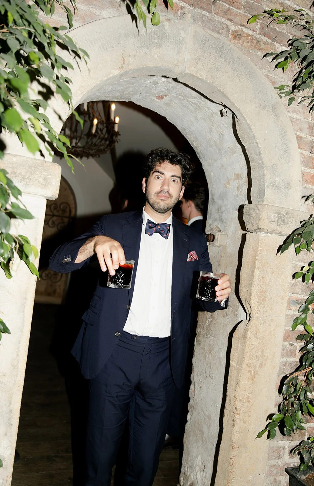 Middleton Lodge Estate wedding reception in the Fig House in the walled garden in North Yorkshire.