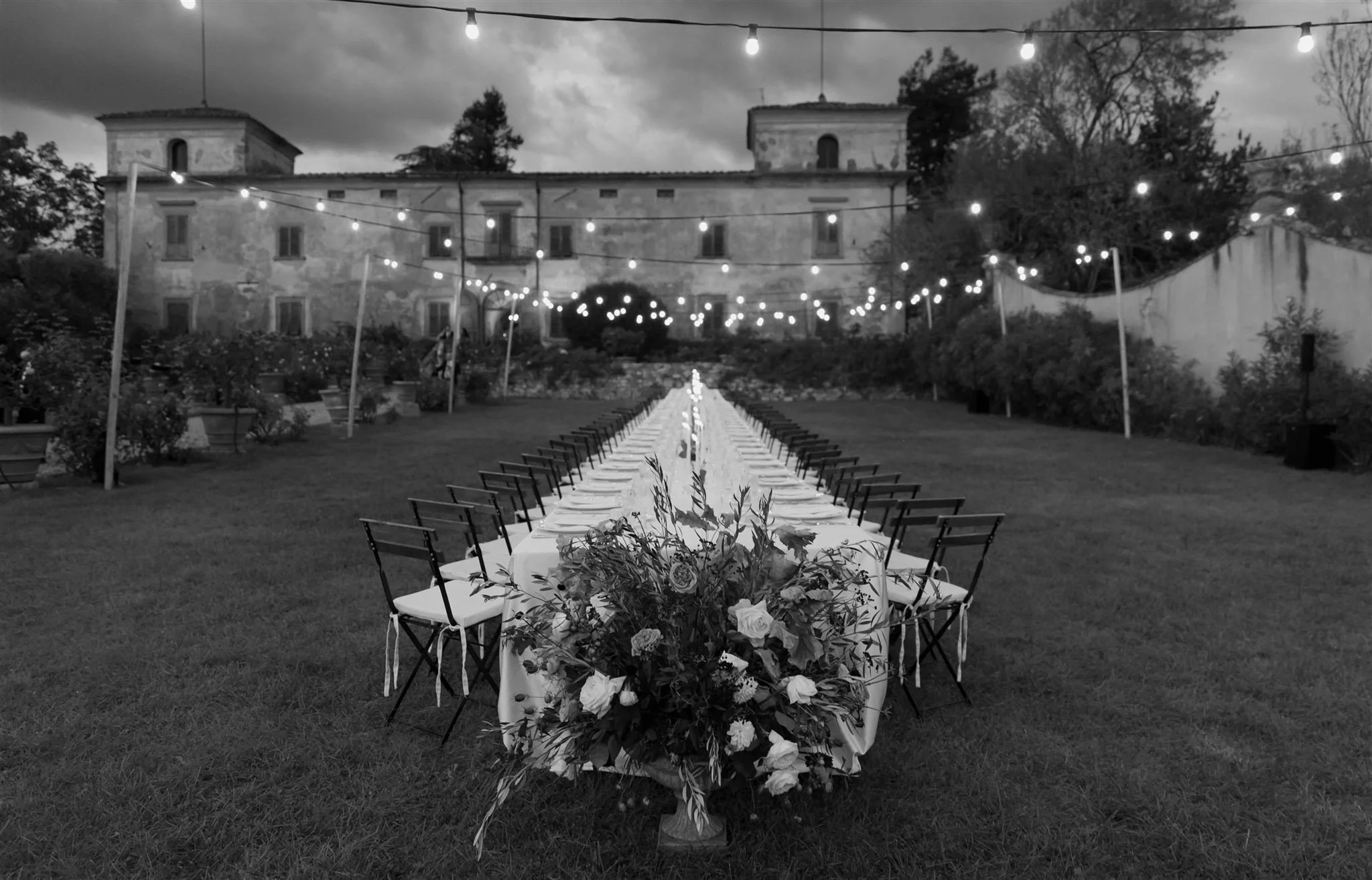 A wedding day at Villa Medicea Di Lilliano in Tuscany, Italy.