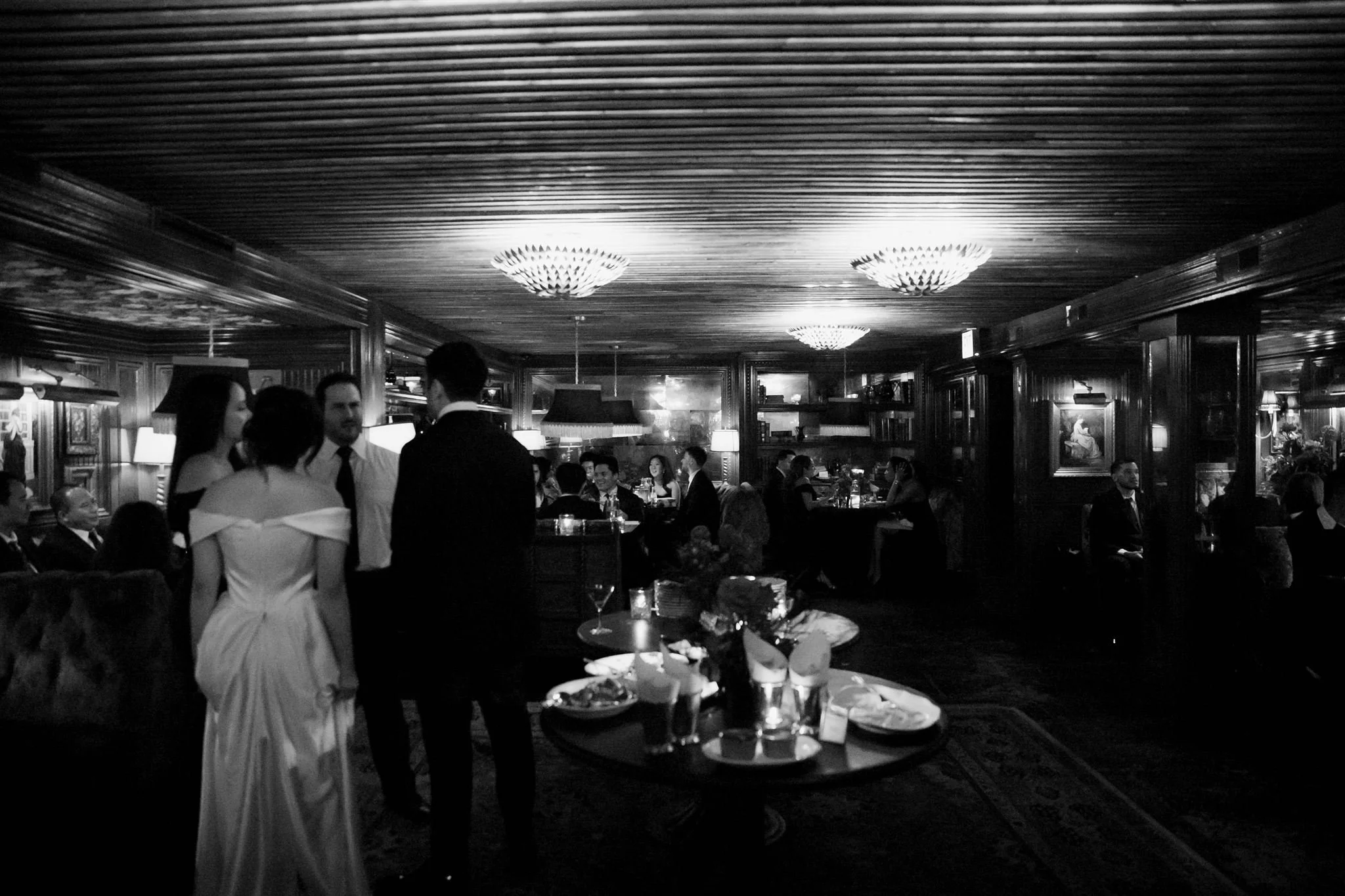 Gilt Bar Wedding portrait in Chicago.