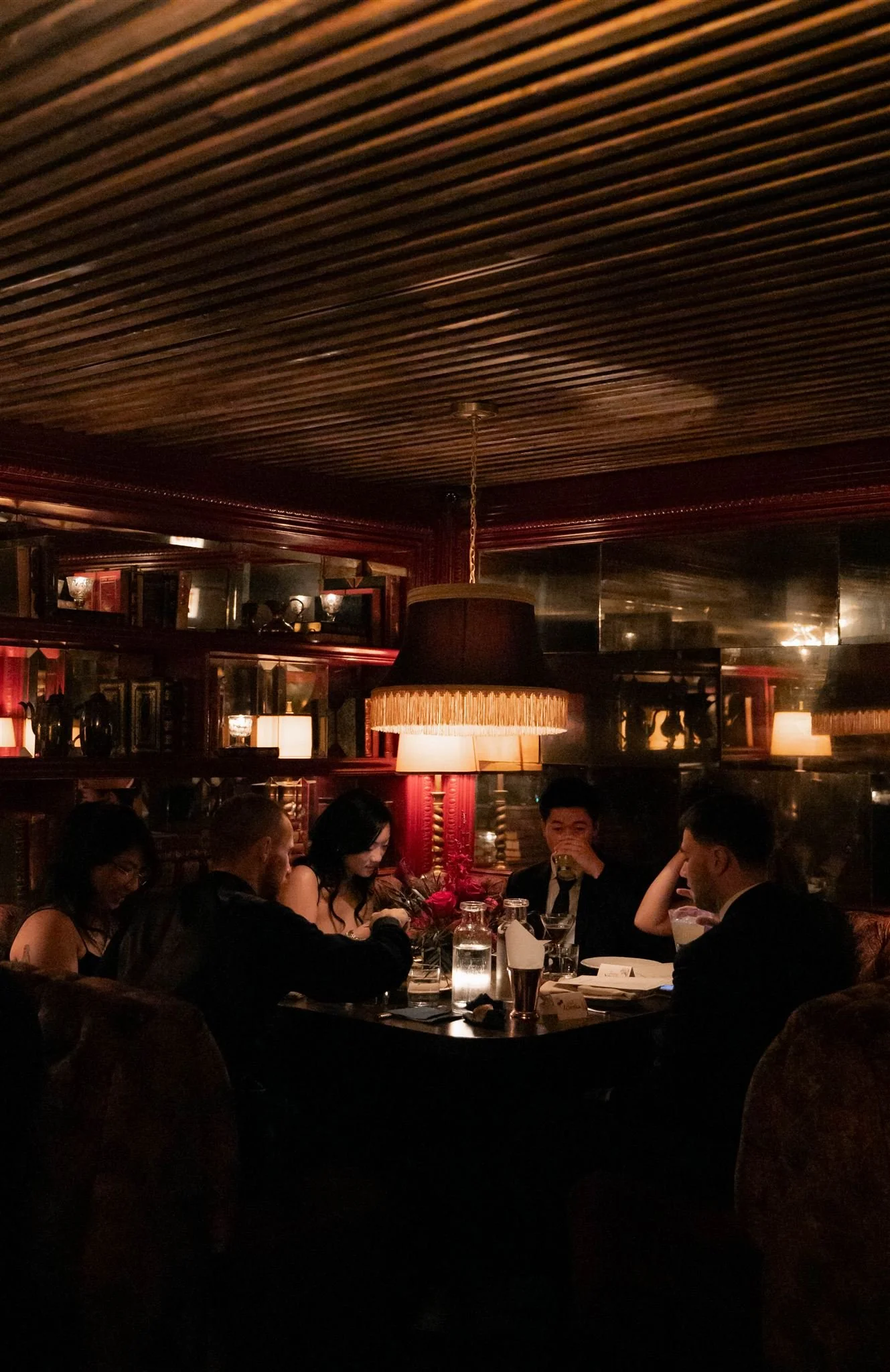 Gilt Bar Wedding dinner in Chicago.