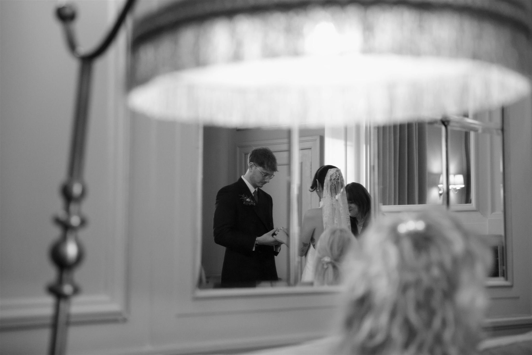 A wedding day at the Edinburgh Grand Hotel in Edinburgh, Scotland.