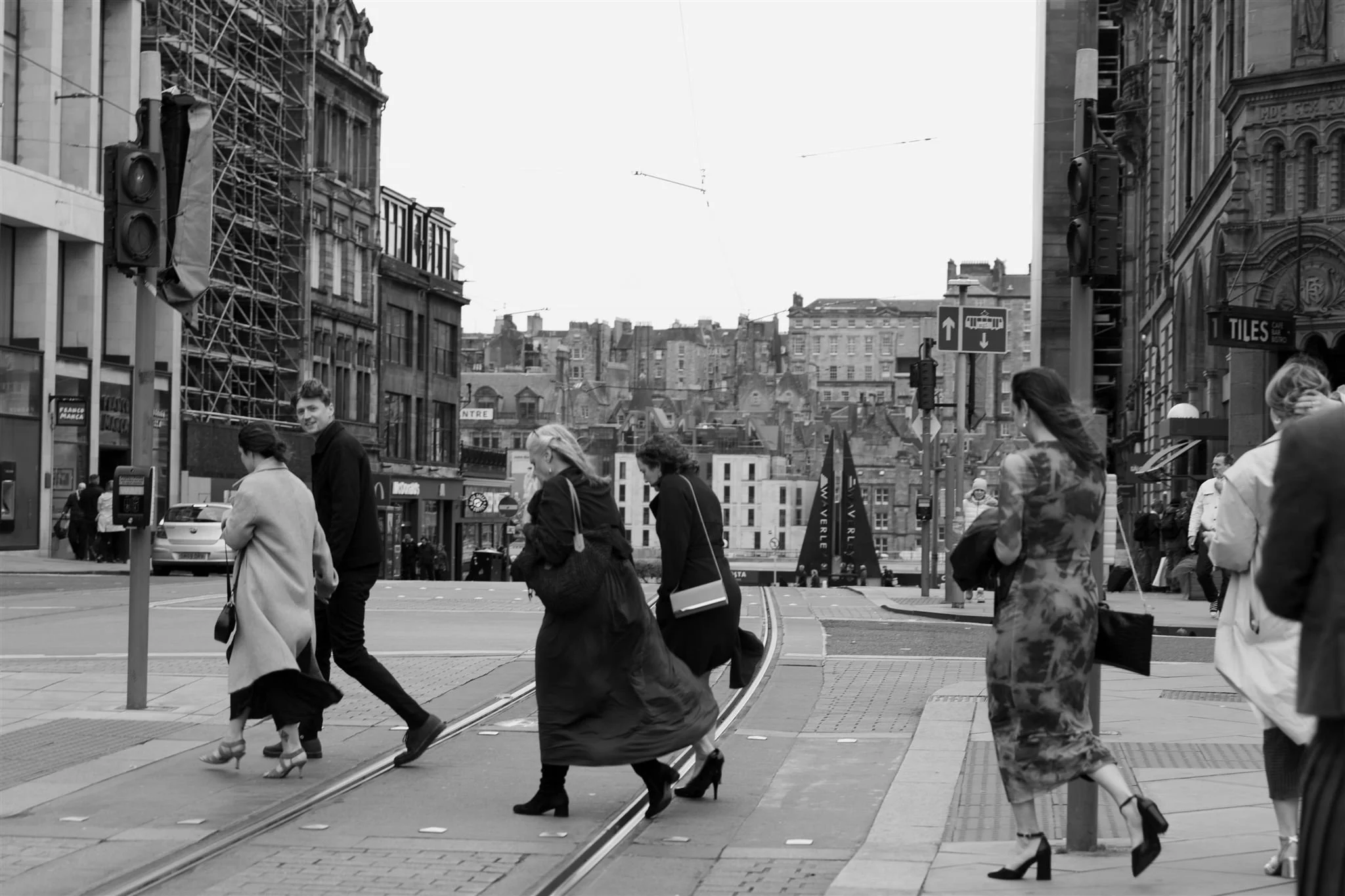 A wedding day at The InterContinental George Hotel in Edinburgh, Scotland.