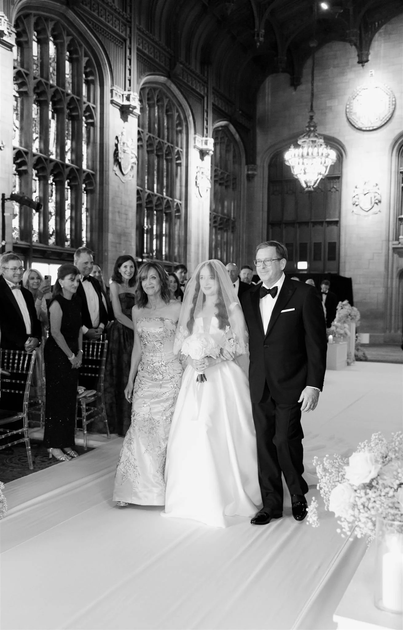 A wedding ceremony at The University Club of Chicago.