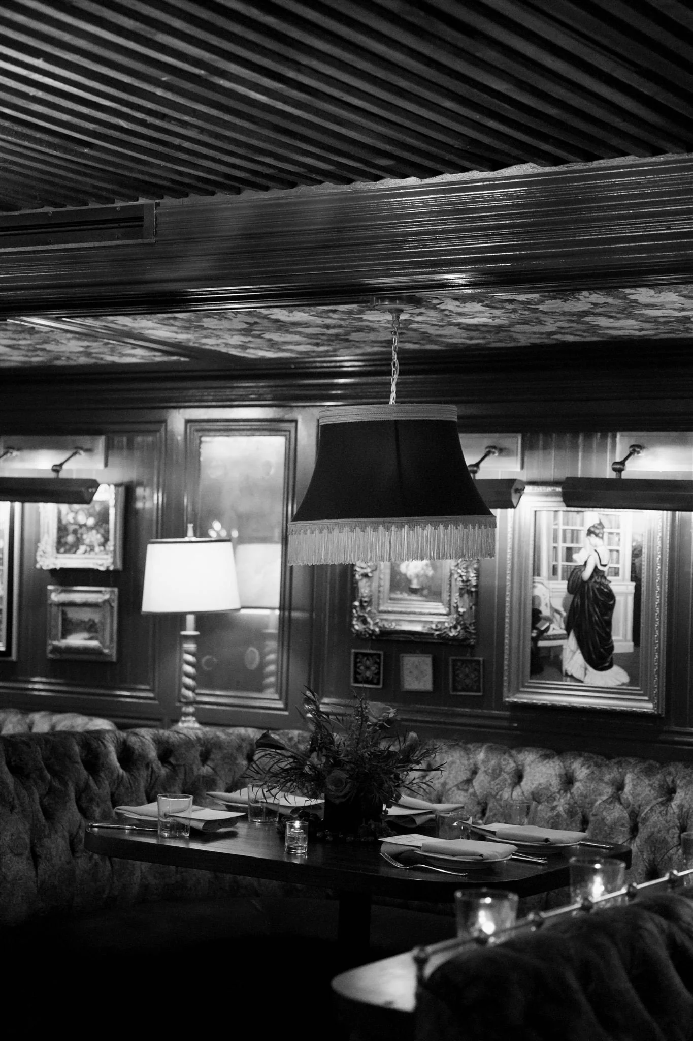 Gilt Bar Wedding in the Library speakeasy in Chicago.