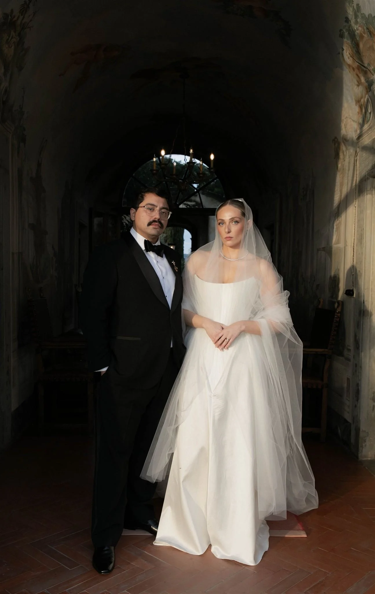 A wedding day at Villa Medicea Di Lilliano in Tuscany, Italy.