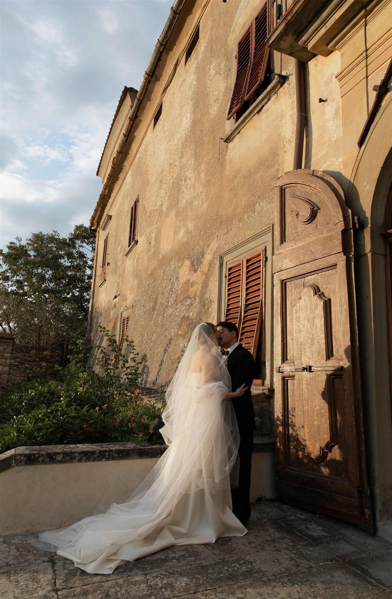 A wedding day at Villa Medicea Di Lilliano in Tuscany, Italy.