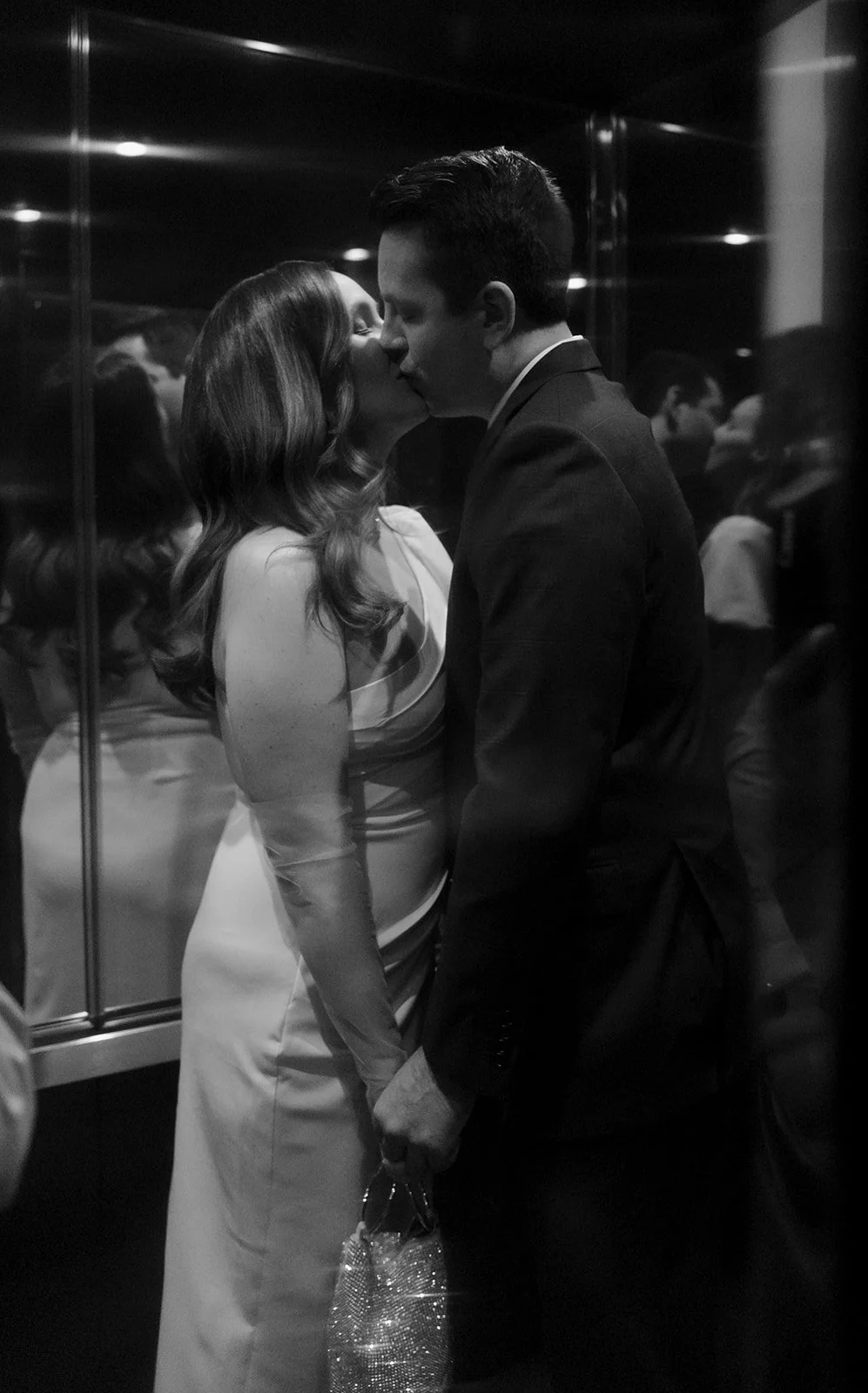 A bride on a wedding day at The Pendry Hotel in Chicago.
