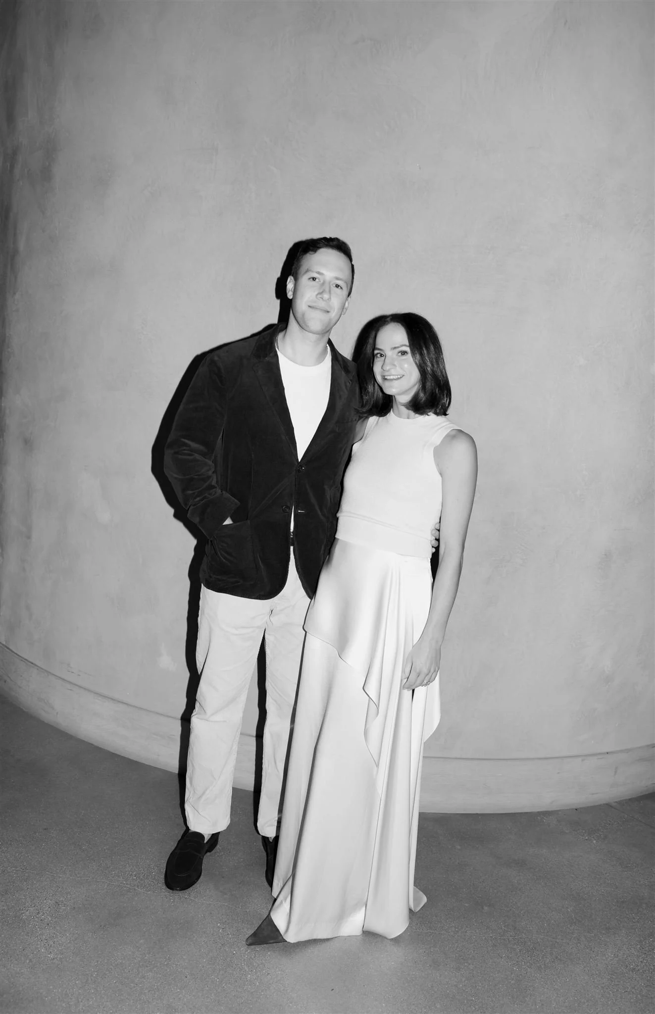 Maxwells Trading Chicago wedding rehearsal dinner with rooftop skyline portraits in downtown Chicago.
