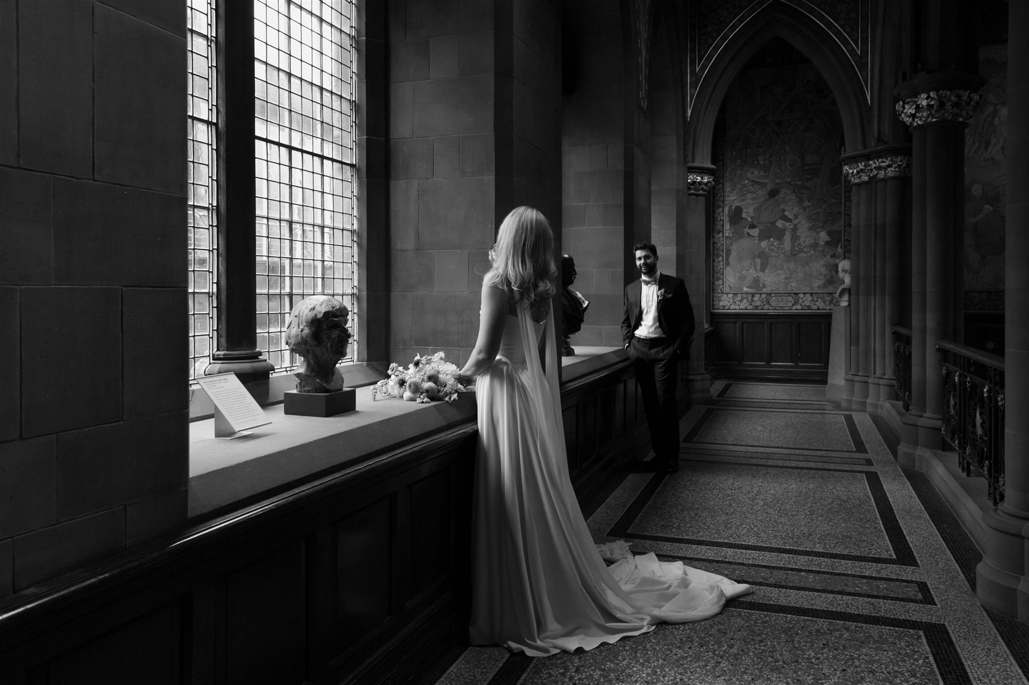 A wedding day at Royal Botanic Garden Edinburgh in Edinburgh, Scotland.