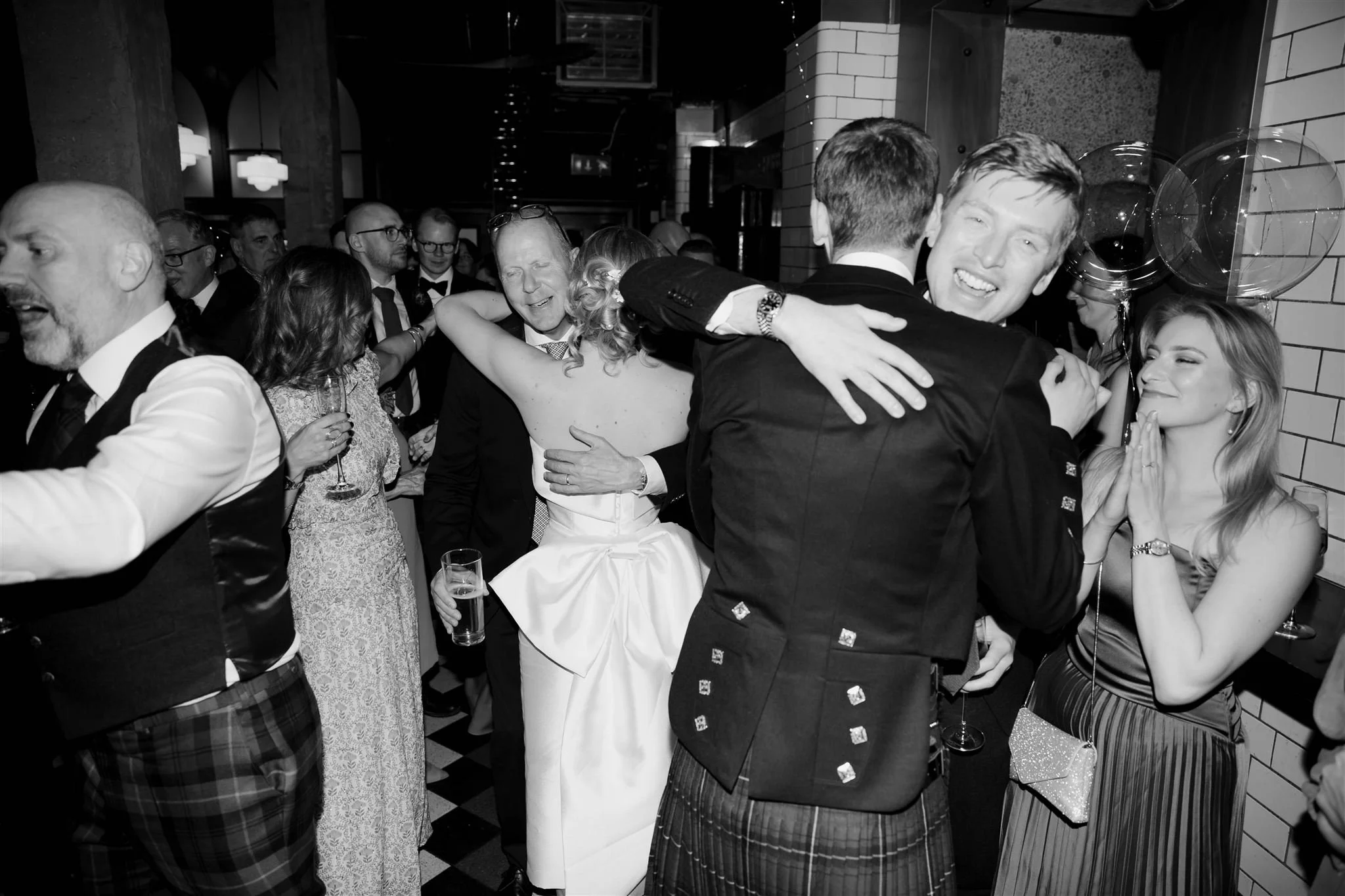 Edinburgh, Scotland Wedding Photographer photographing Edinburgh Wedding Photography at Lady Libertine.
