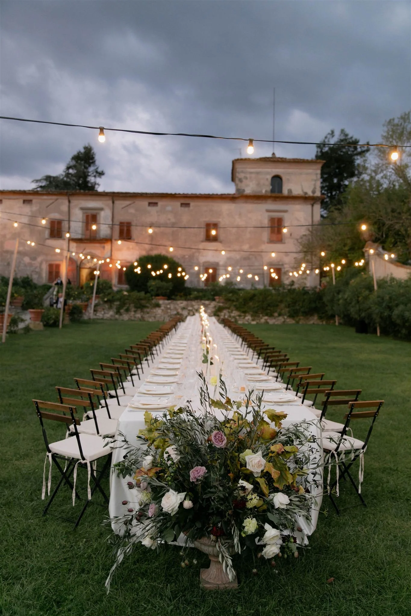 A wedding day at Villa Medicea Di Lilliano in Tuscany, Italy.