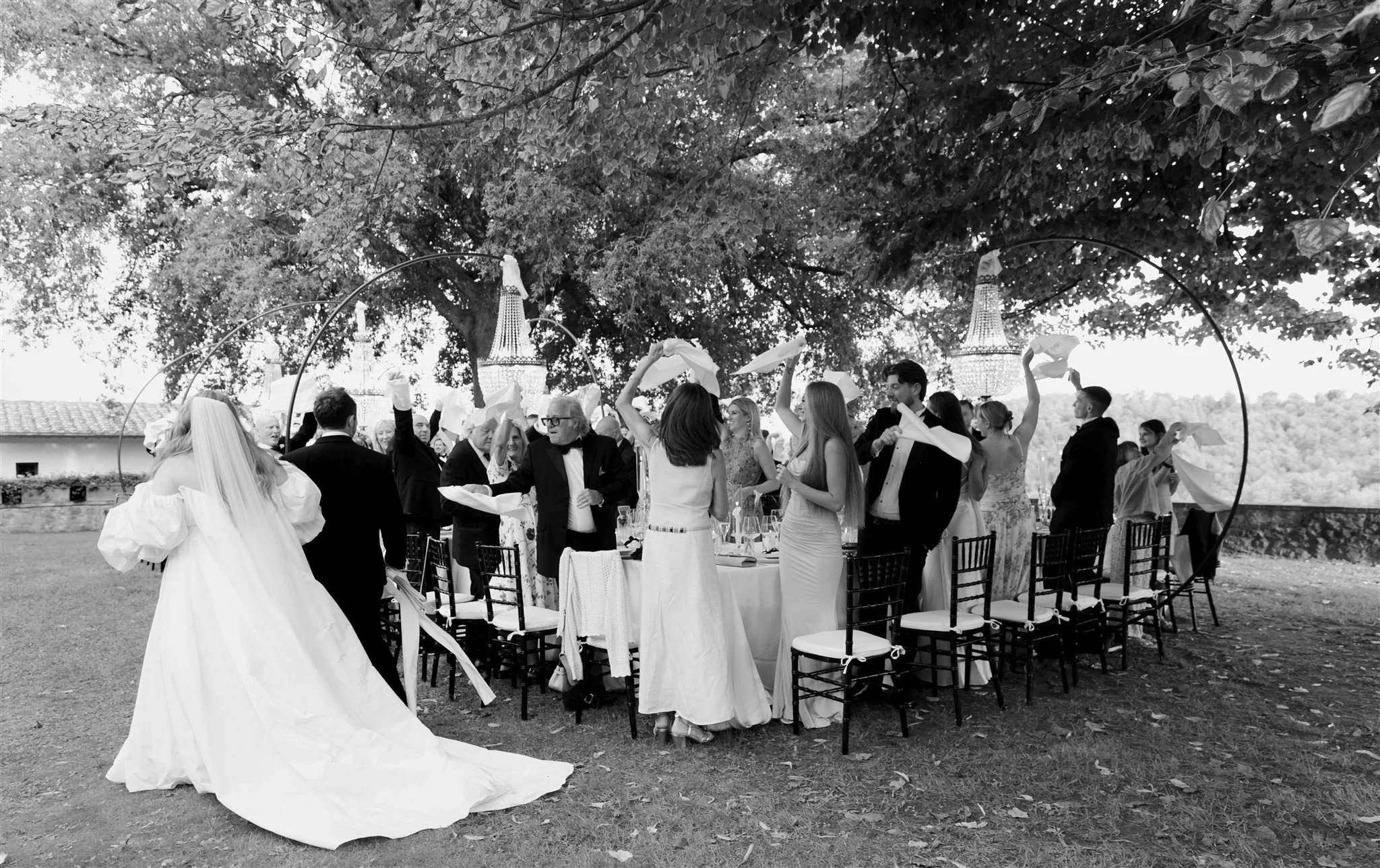 A wedding day at Dievole Wine Resort in the Chianti region of Tuscany, Italy.