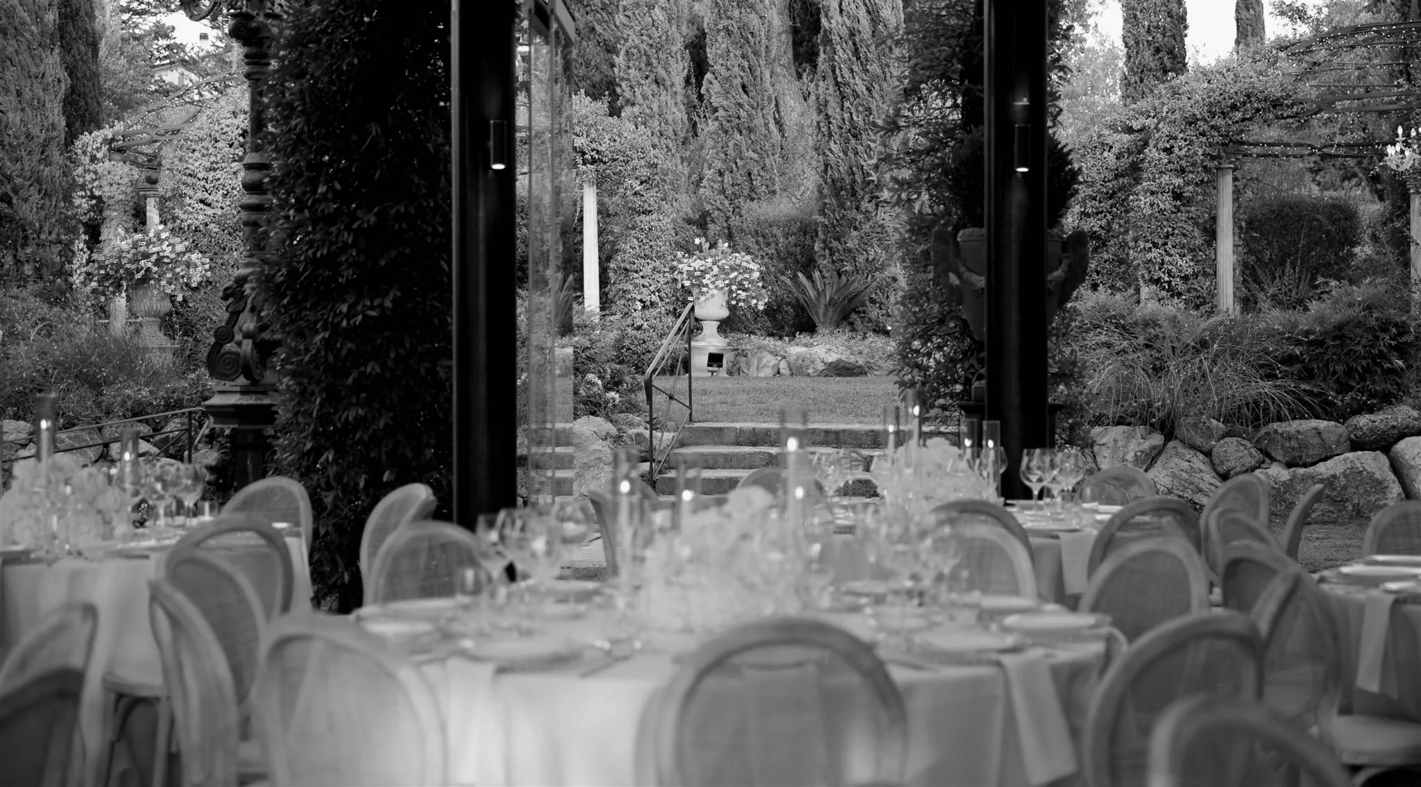 A wedding reception at Tenuta Corbinaia Villa in Tuscany, Italy.