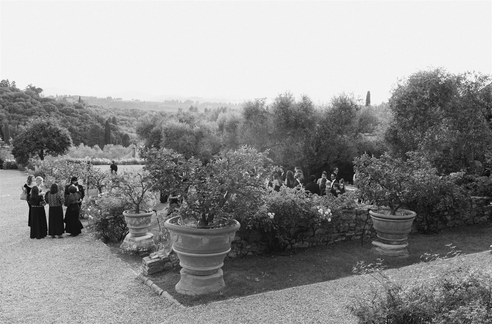 A wedding day at Villa Medicea Di Lilliano in Tuscany, Italy.