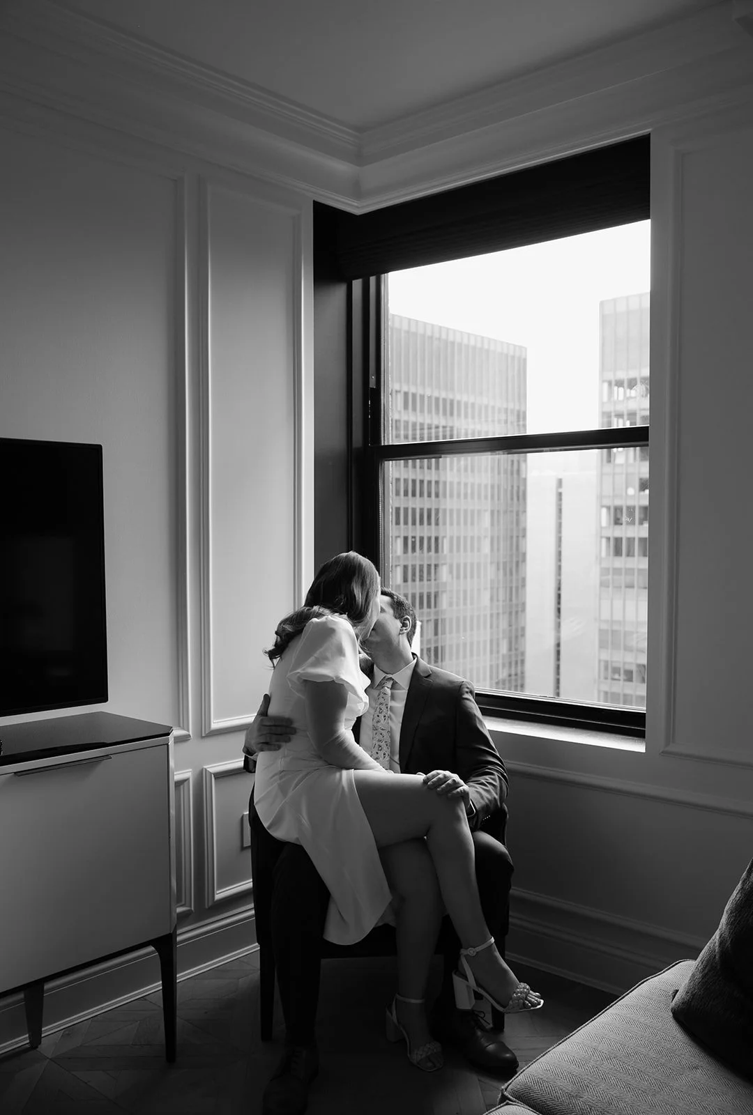 A wedding day at The Pendry Hotel in Chicago.