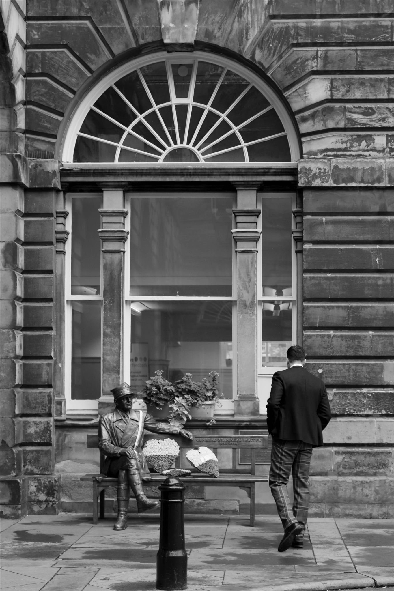 A groom on a Hawksmoor Edinburgh Wedding day in Edinburgh, Scotland.