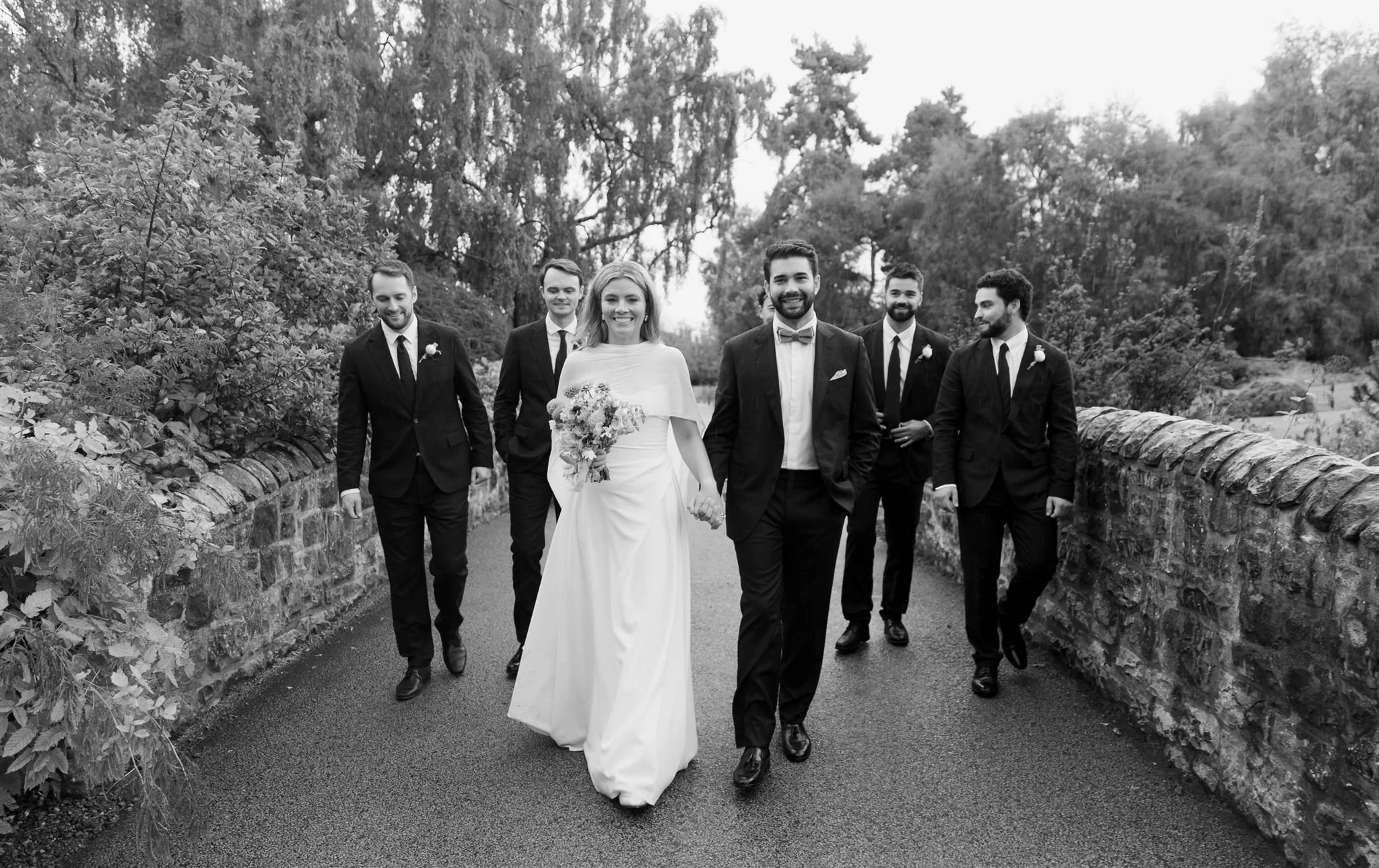 A wedding day at The Royal Botanic Garden Edinburgh in Edinburgh, Scotland.