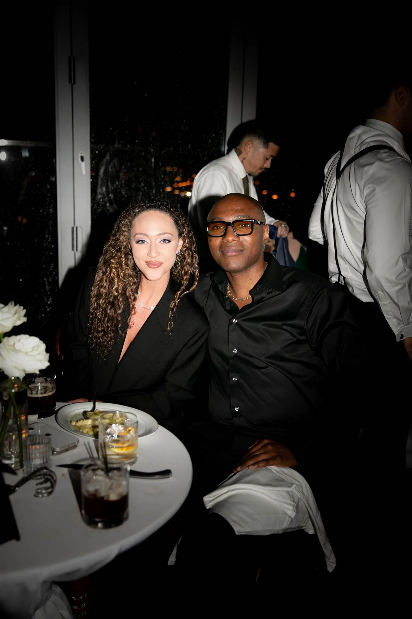 Rooftop wedding reception at Gibson's Italia on the Chicago River in Downtown Chicago.