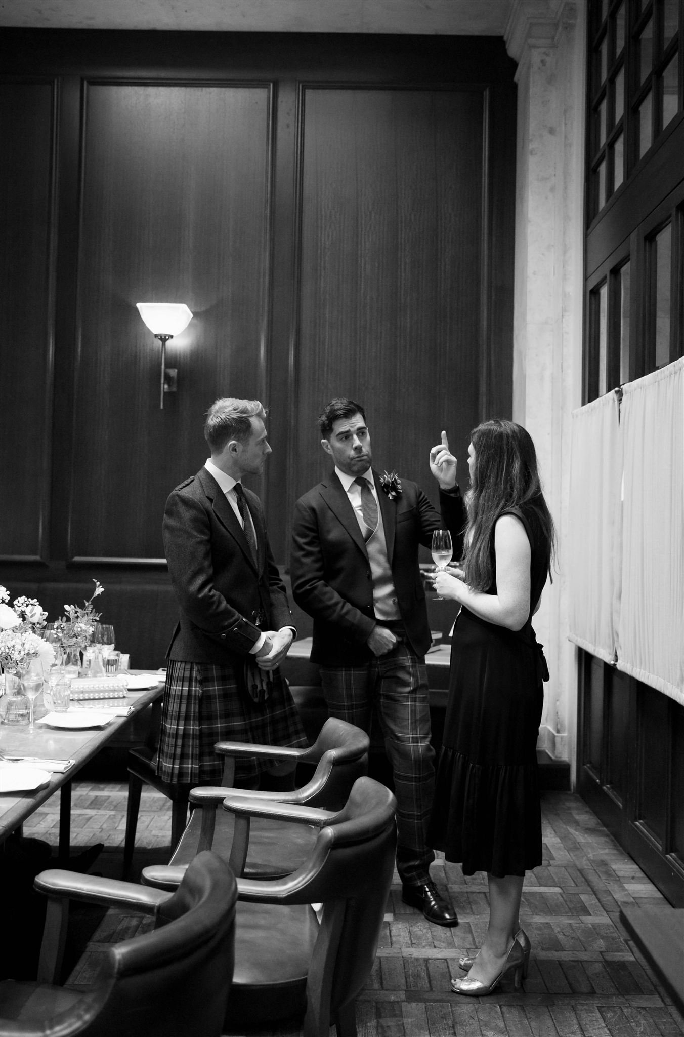A Hawksmoor Edinburgh Wedding day in Edinburgh, Scotland.