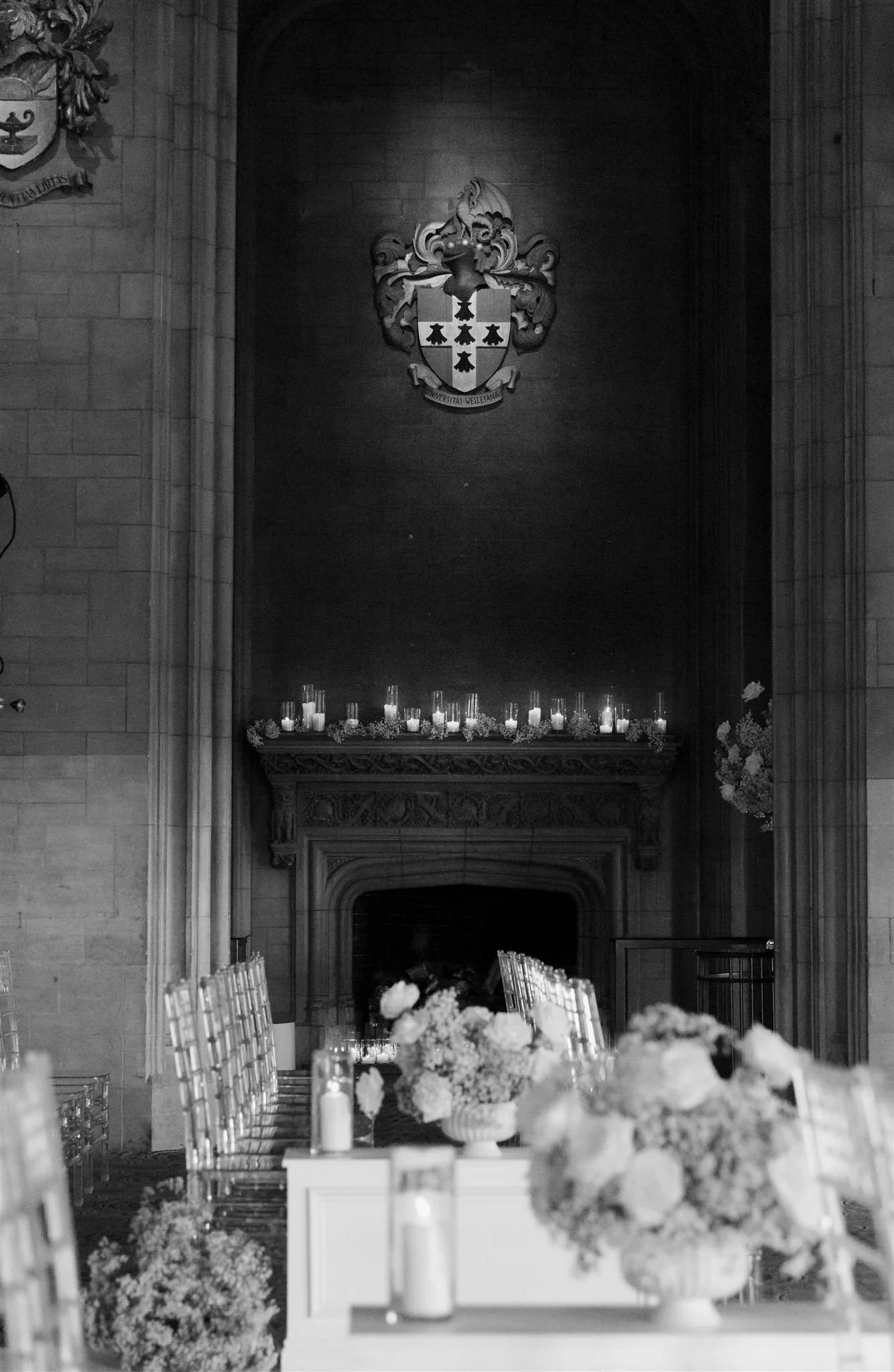 A wedding ceremony at The University Club of Chicago.