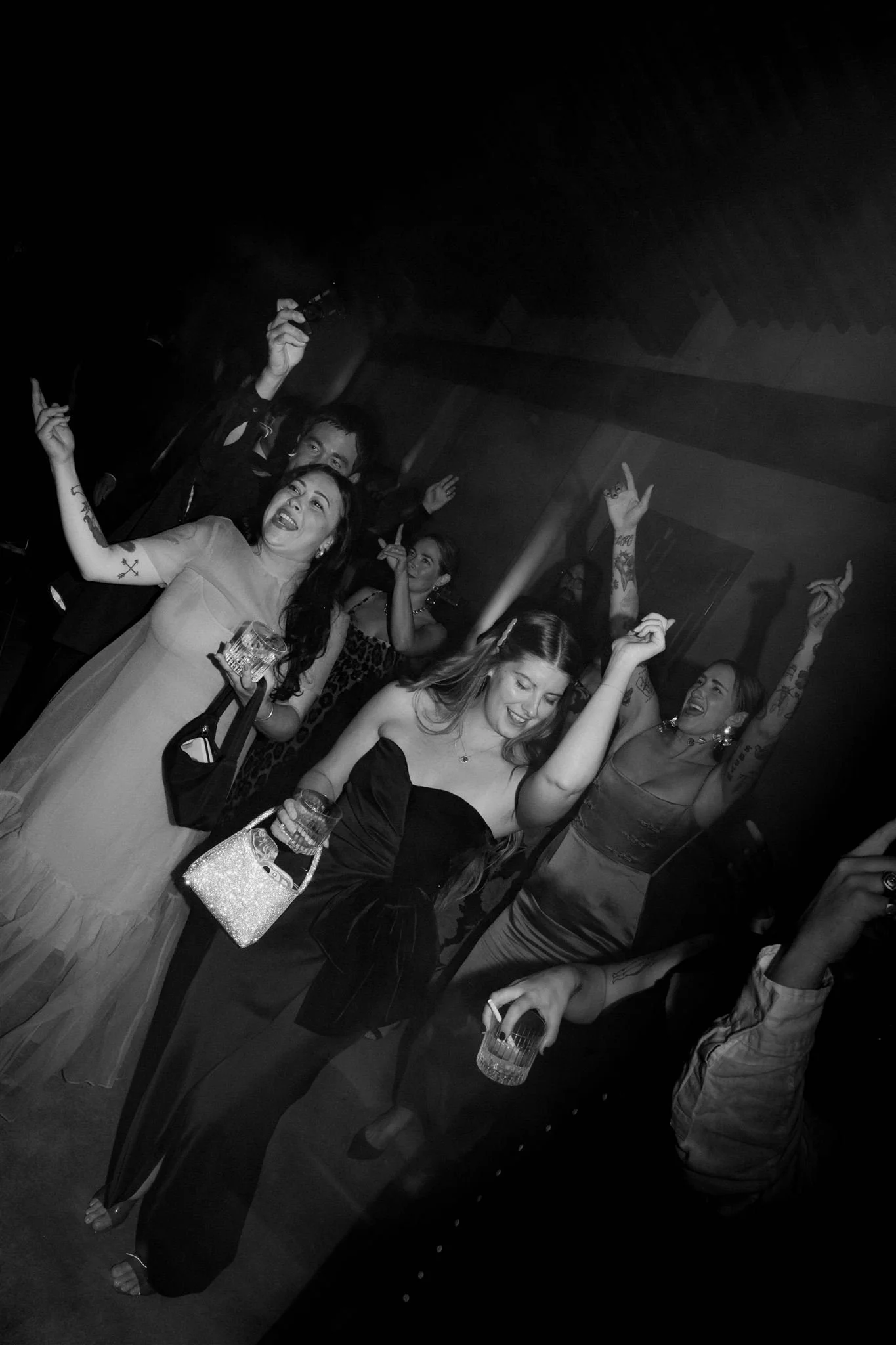 Wedding reception on a wedding day at Villa Medicea Di Lilliano in Tuscany, Italy.